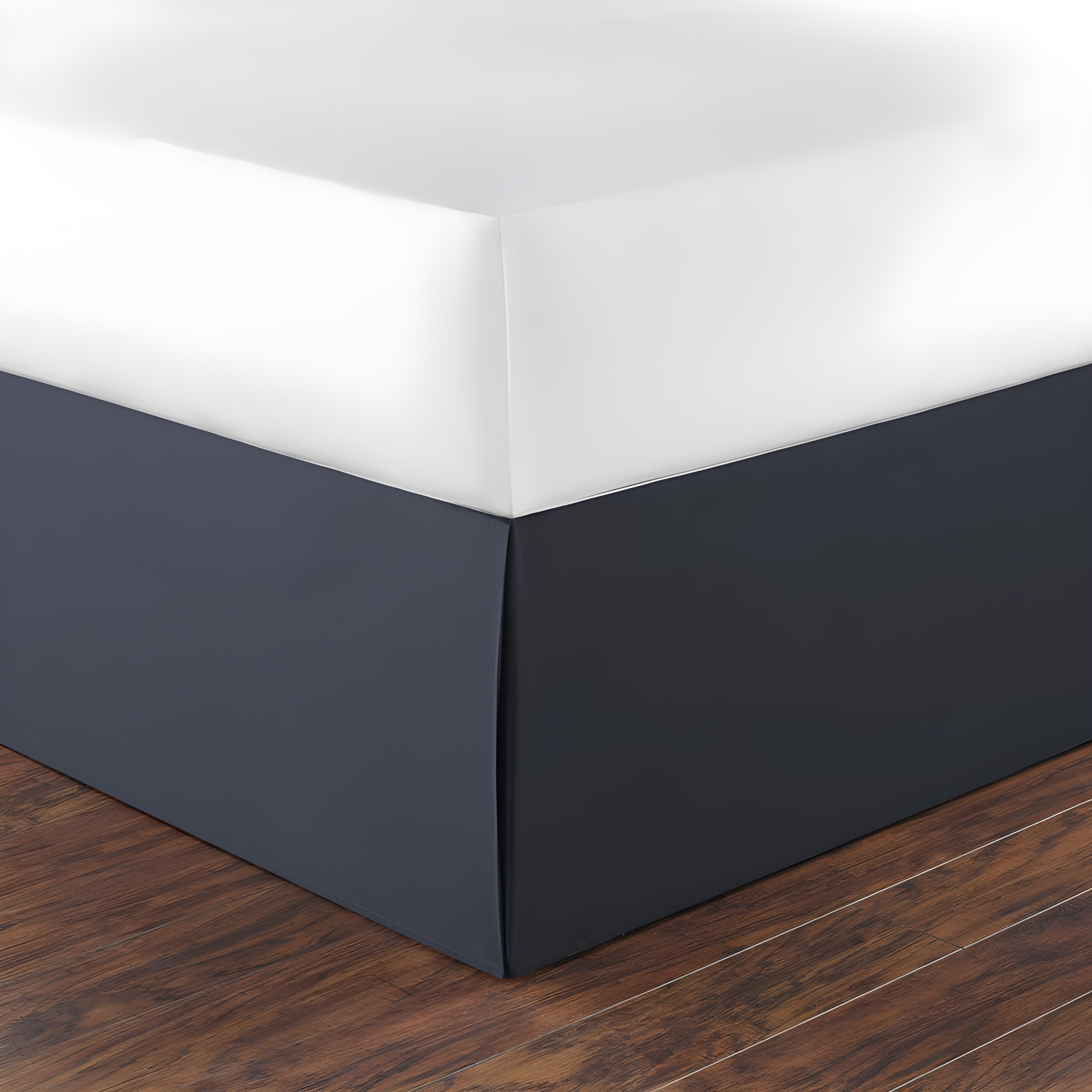 Nautica Solid Bedskirt 100% Cotton Fitted 15" Bed Skirt