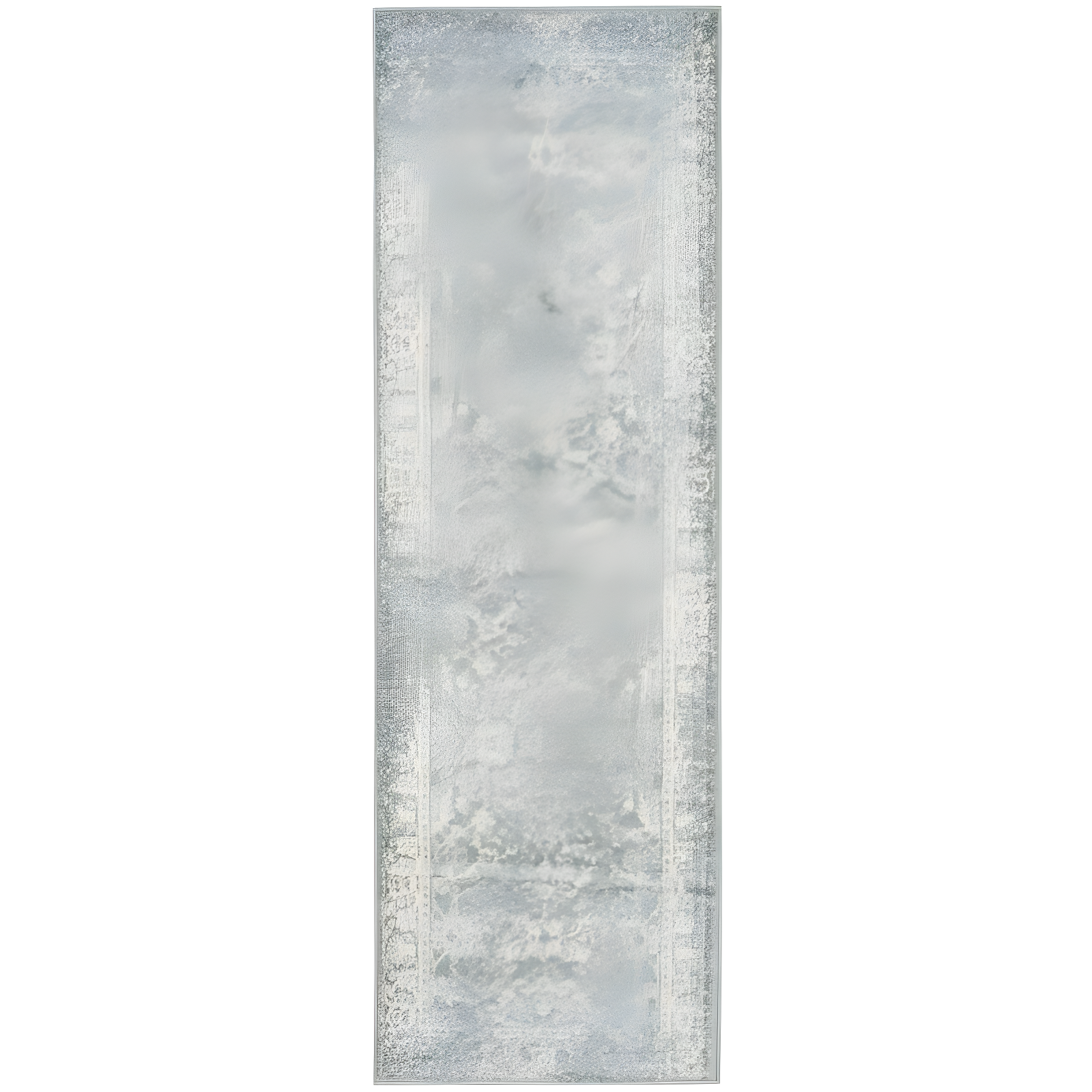 Adirondack ADR109 Machine Made Indoor Runner - Slate/Ivory - 2'-6"x8' - Safavieh