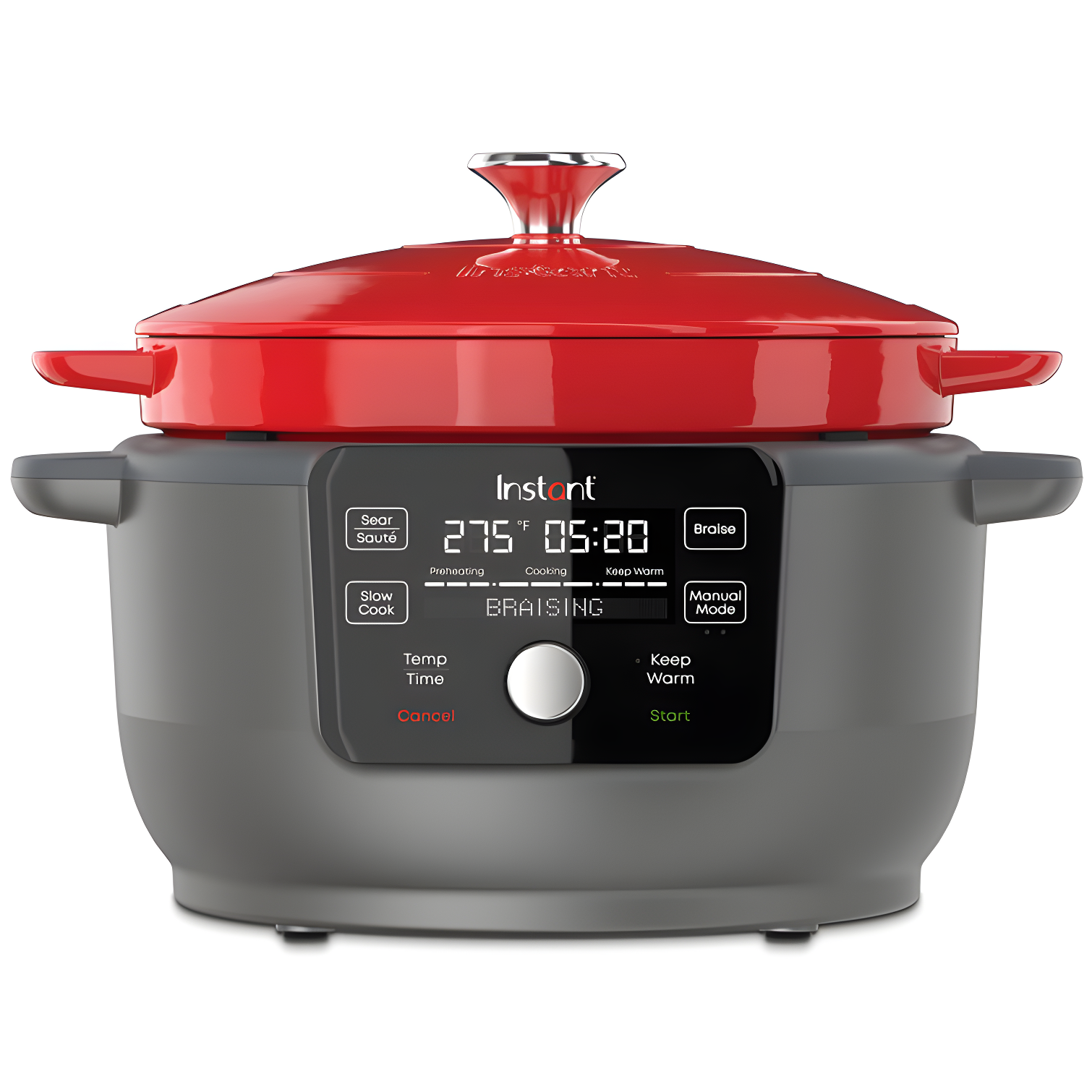 Instant Pot Instant Precision 6-quart Dutch Oven, Red Lid