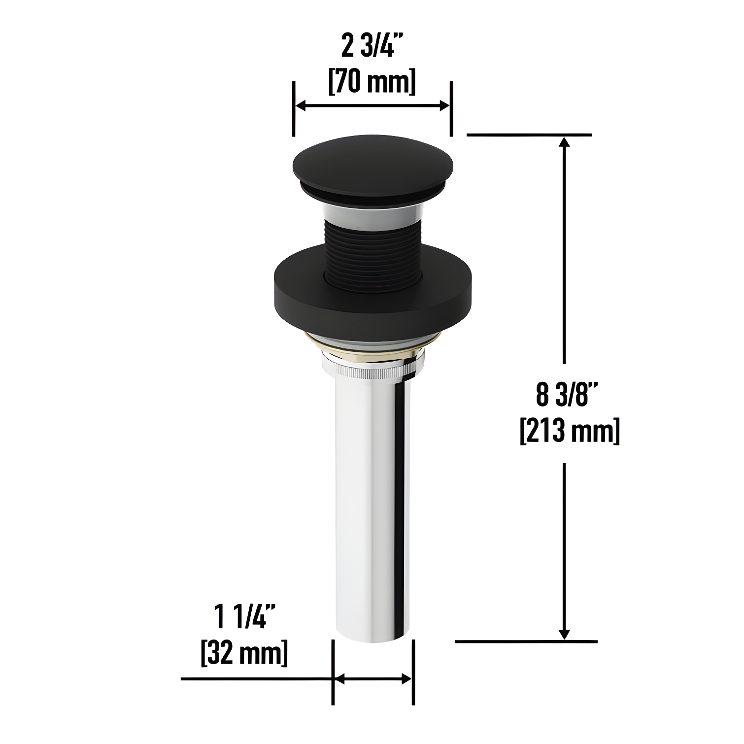 Pop-Up Bathroom Sink Drain