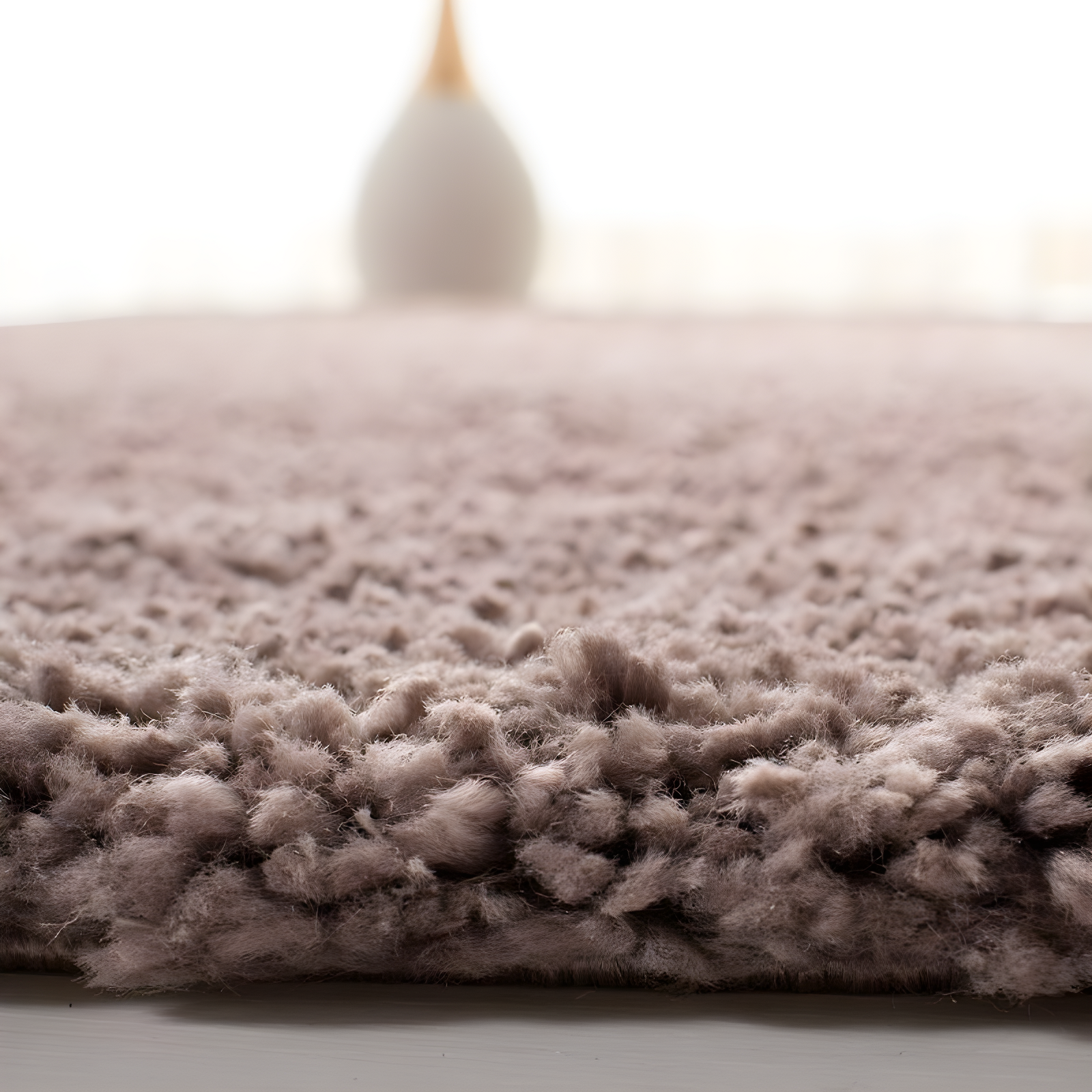 August Shag 900 AUG900 Power Loomed Indoor Area Rug - Taupe - 6'x9' - Safavieh