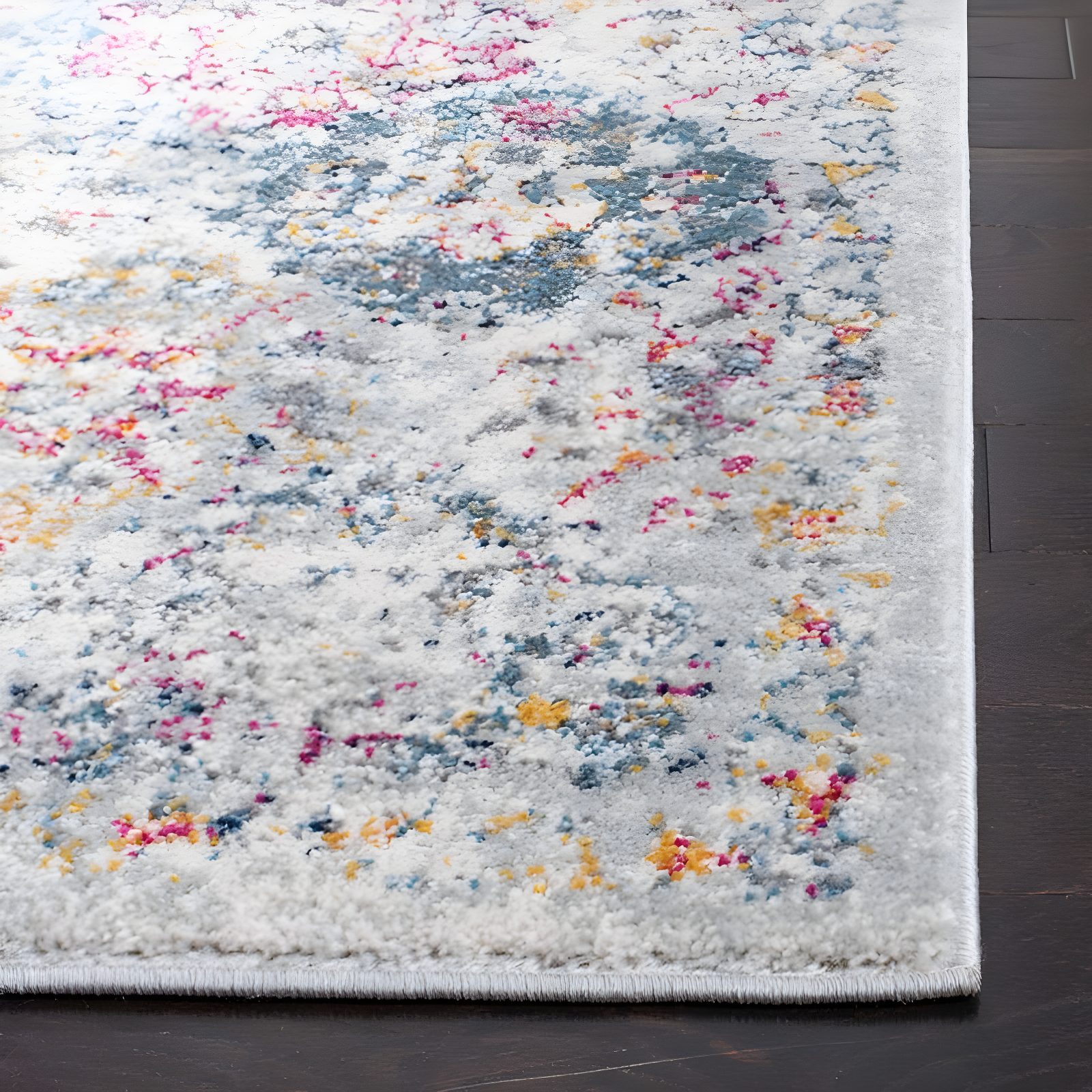 Madison MAD611 Power Loomed Indoor Area Rug - Grey/Gold - 8'x10' - Safavieh