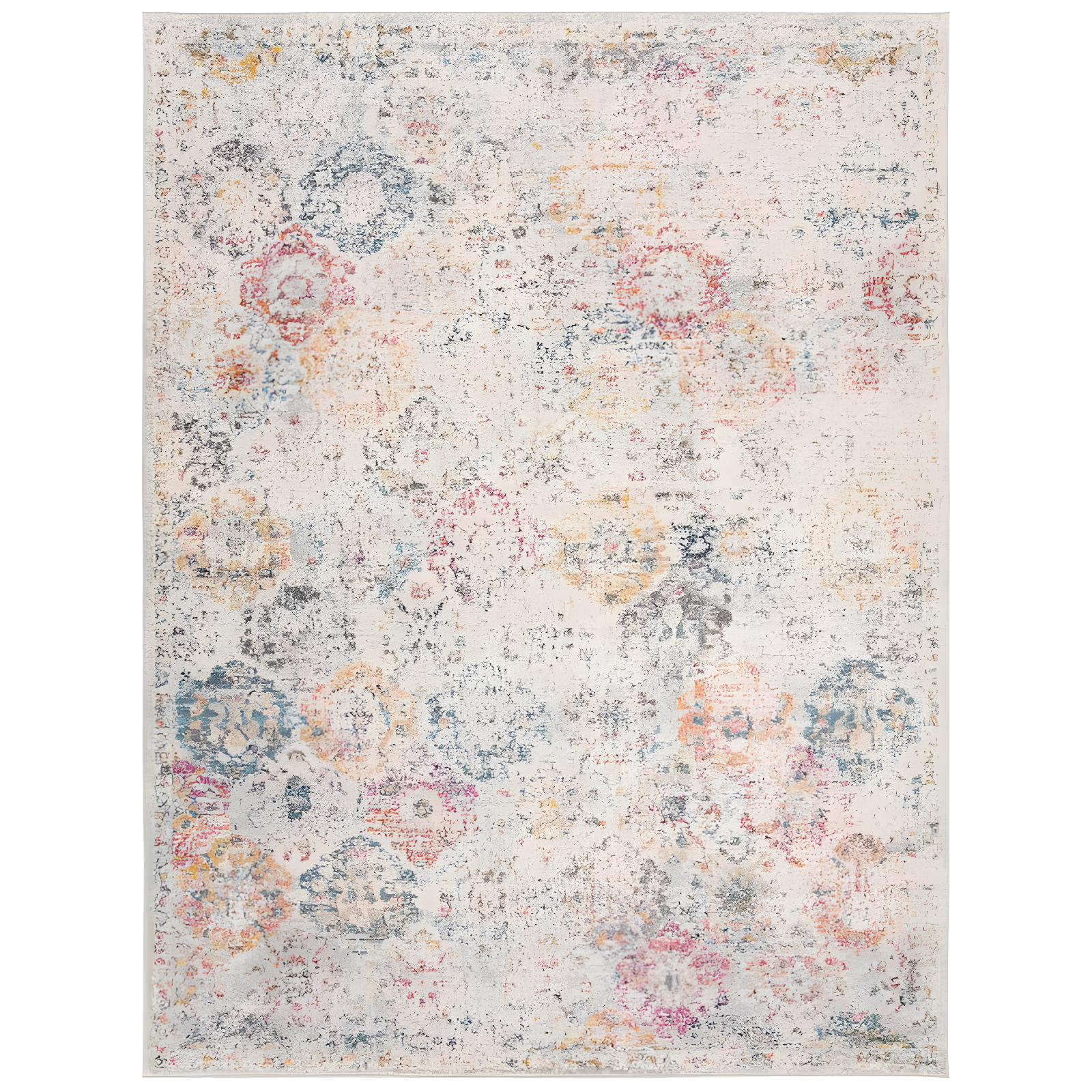 Madison MAD611 Power Loomed Indoor Area Rug - Grey/Gold - 8'x10' - Safavieh