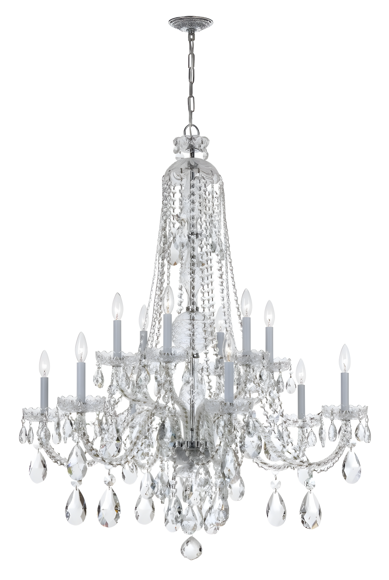 Crystorama Lighting - 12 Light Chandelier - Chandelier - Crystal - 12 Light