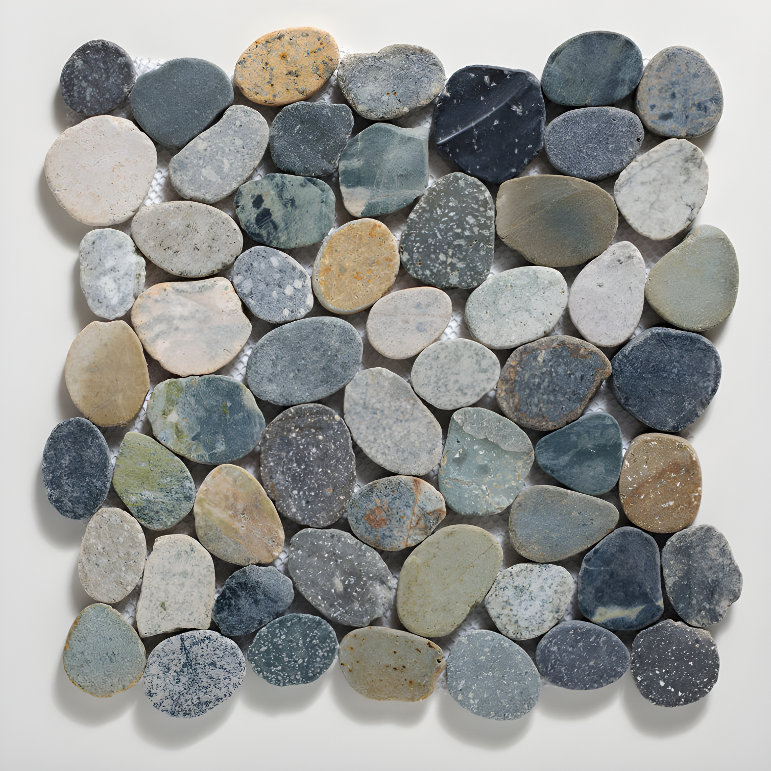 Sliced Pebble Mosaic Wall & Floor Tile