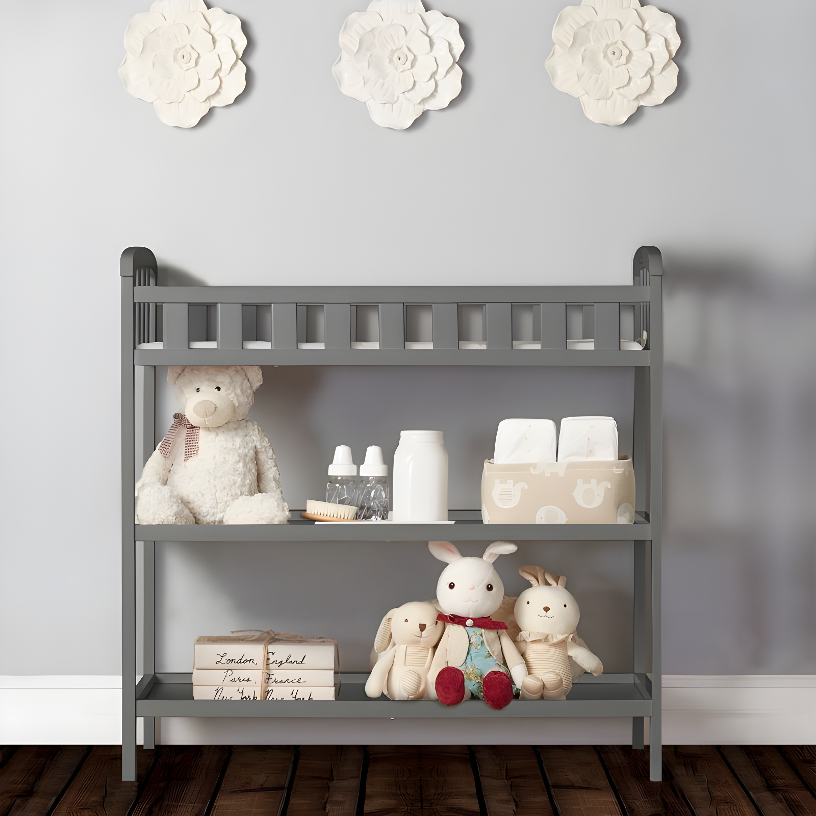 Dream On Me Emily Changing Table - Gray