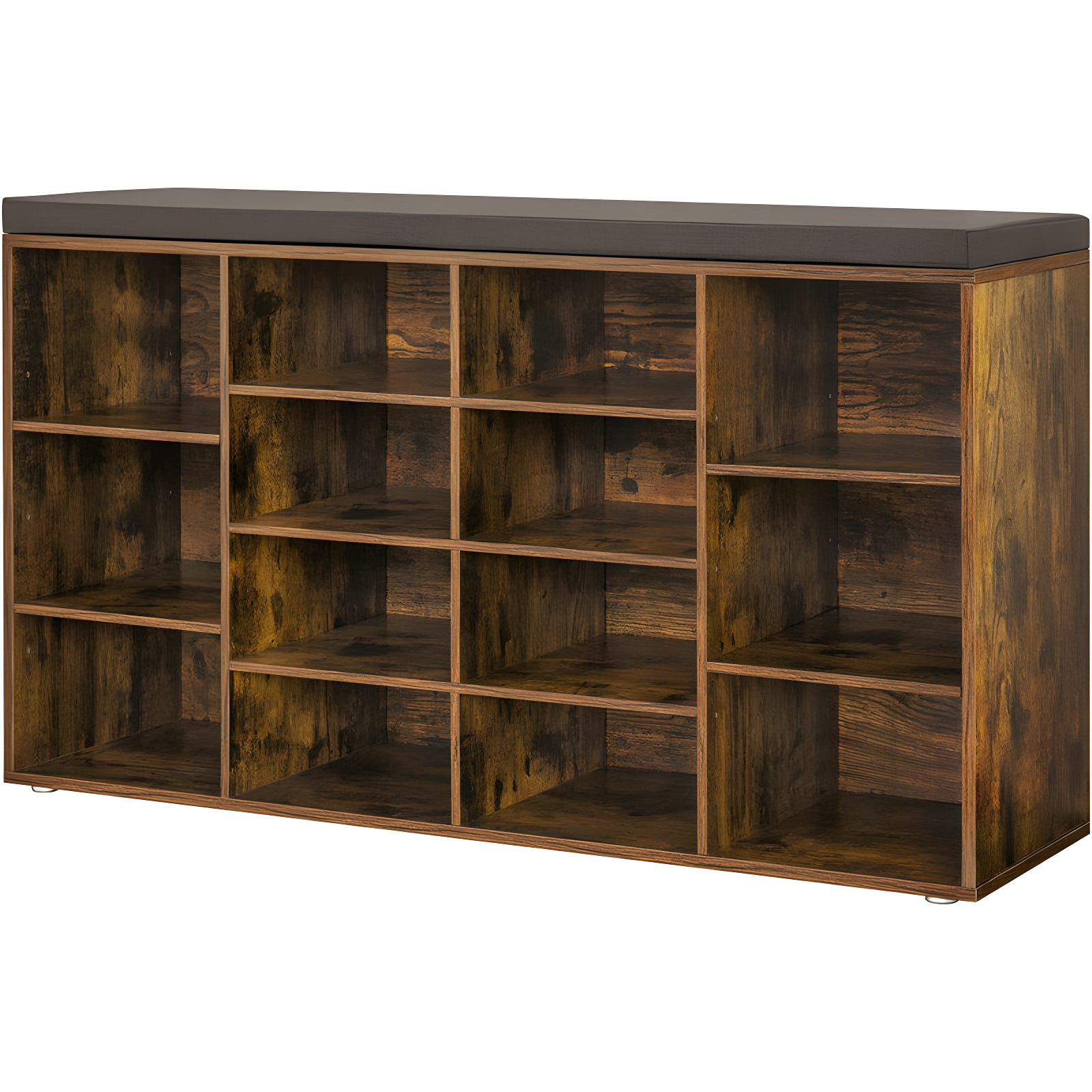 Shoe Organizer for Entryway, Storage Bench with Cushion