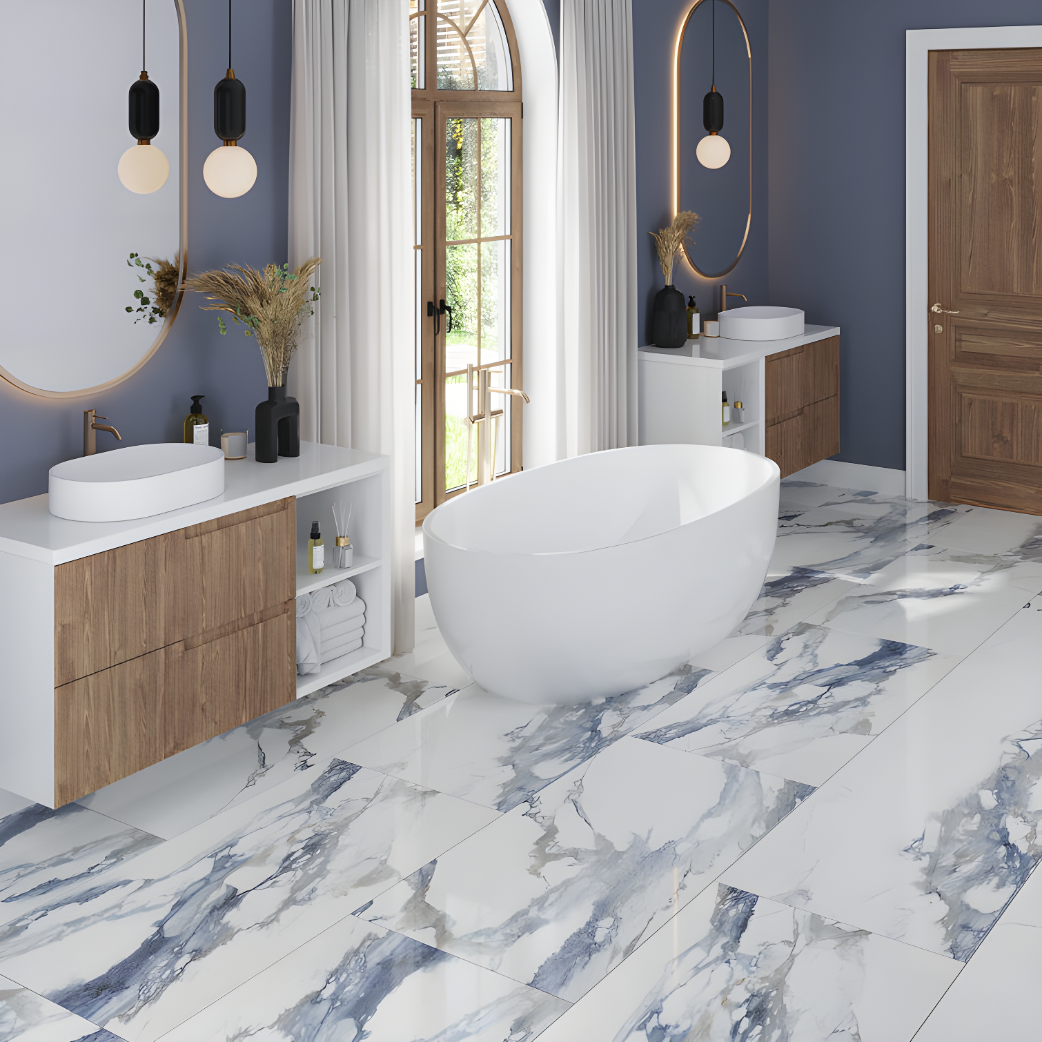 Splendor 23.62'' W x 47.25'' L Porcelain Singular Tile