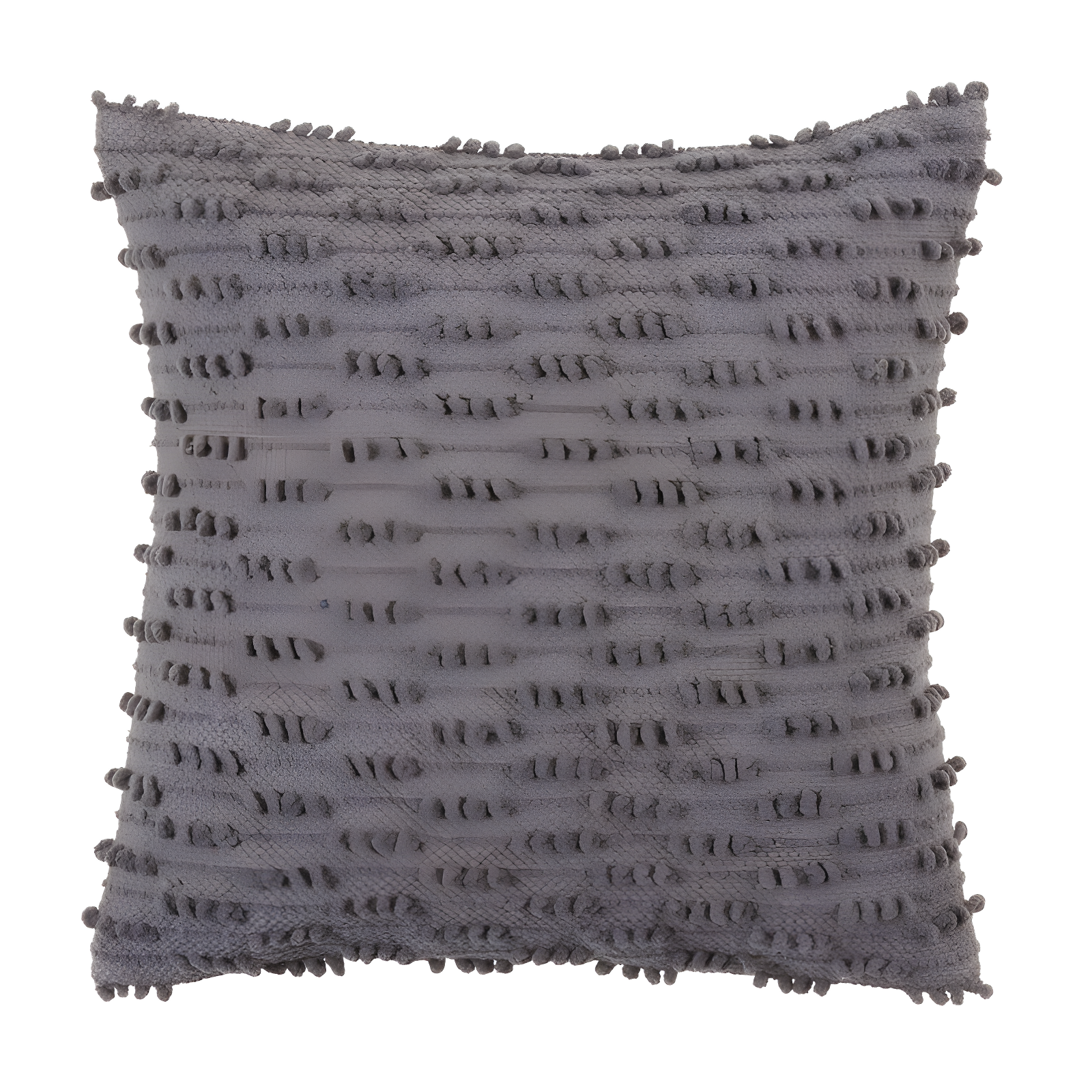 Saro Theo Collection Ruffled Cotton Throw Pillow
