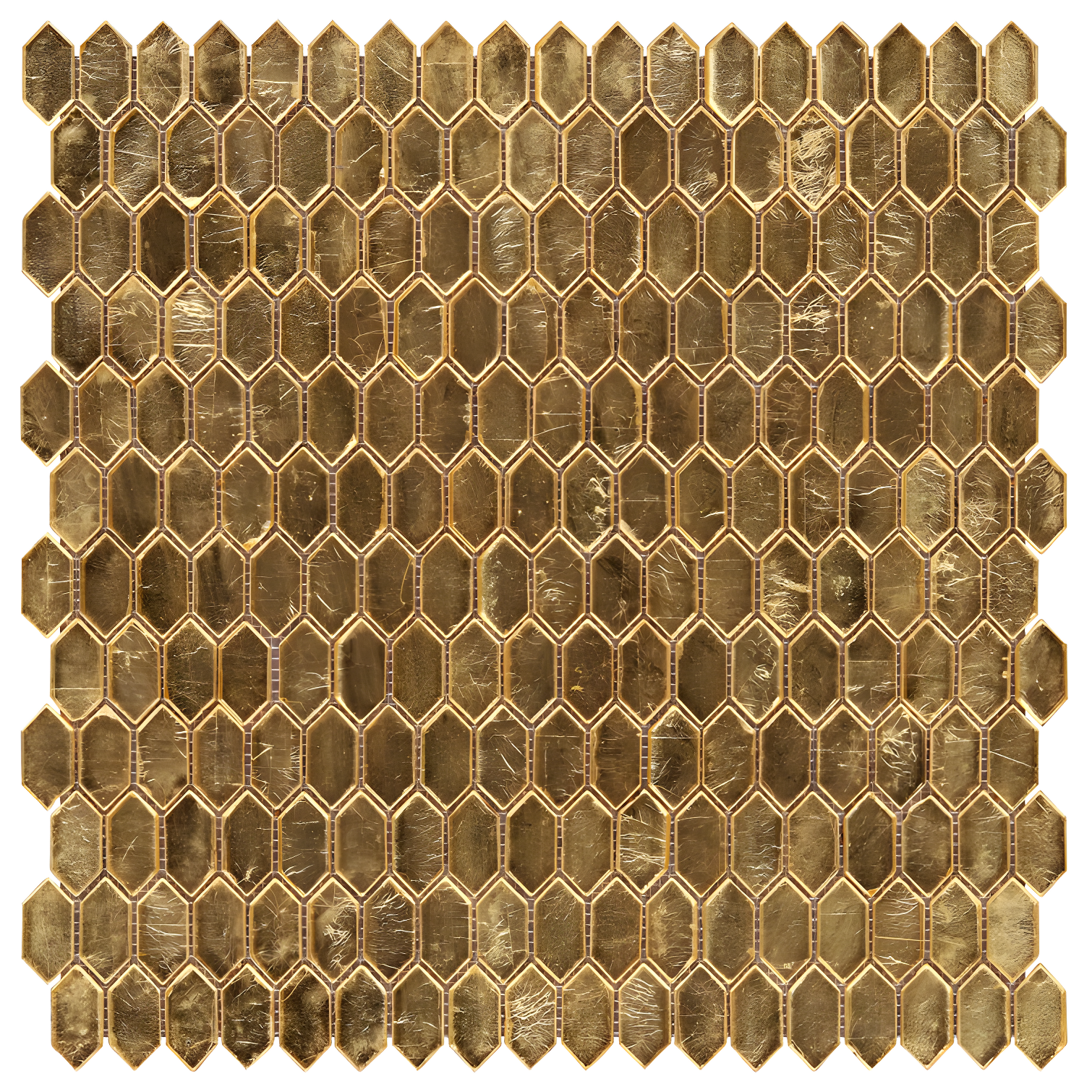 Whisper 11.61" x 11.73" Polished Mini Picket Glass Mosaic Wall Tile (0.94 Sq. Ft. / each)