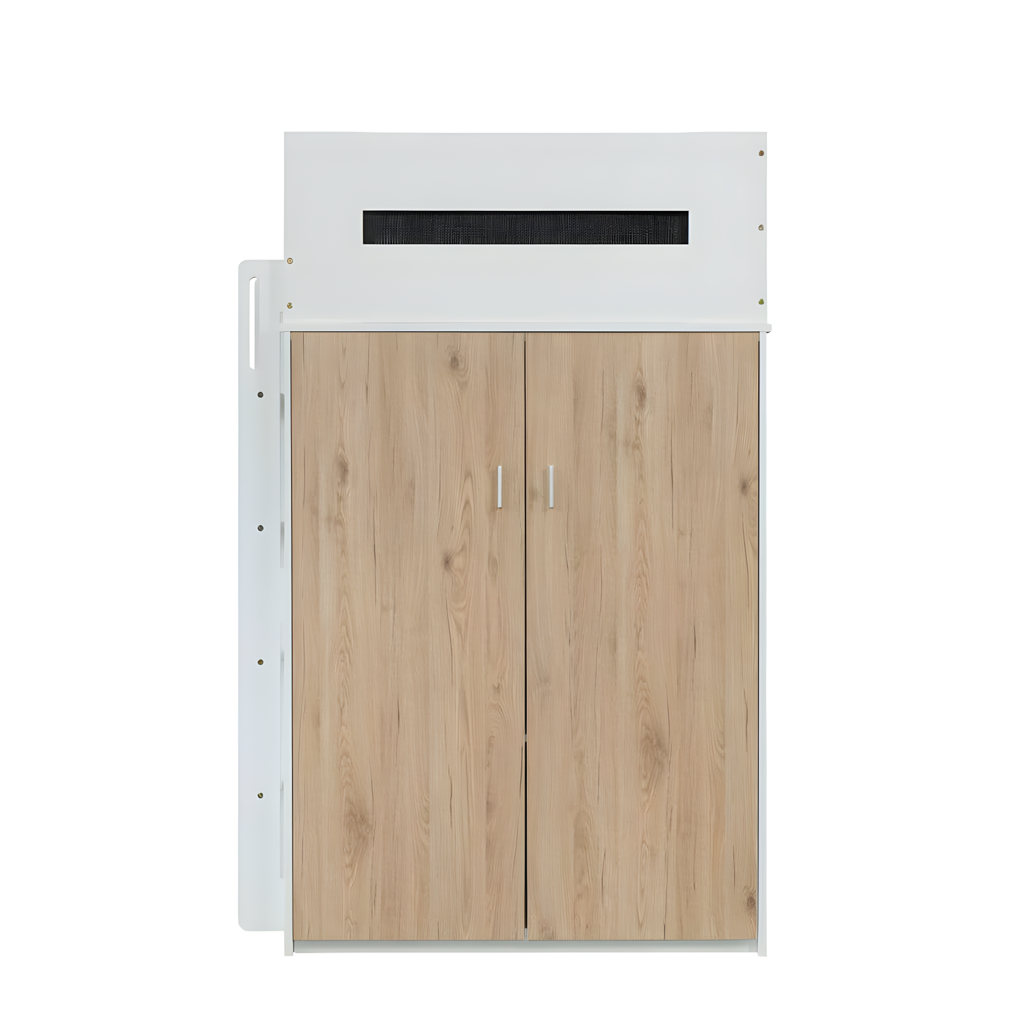 ACME Nerice Twin Loft Bed with Desk and Wardrobe in White, Multiple Colors