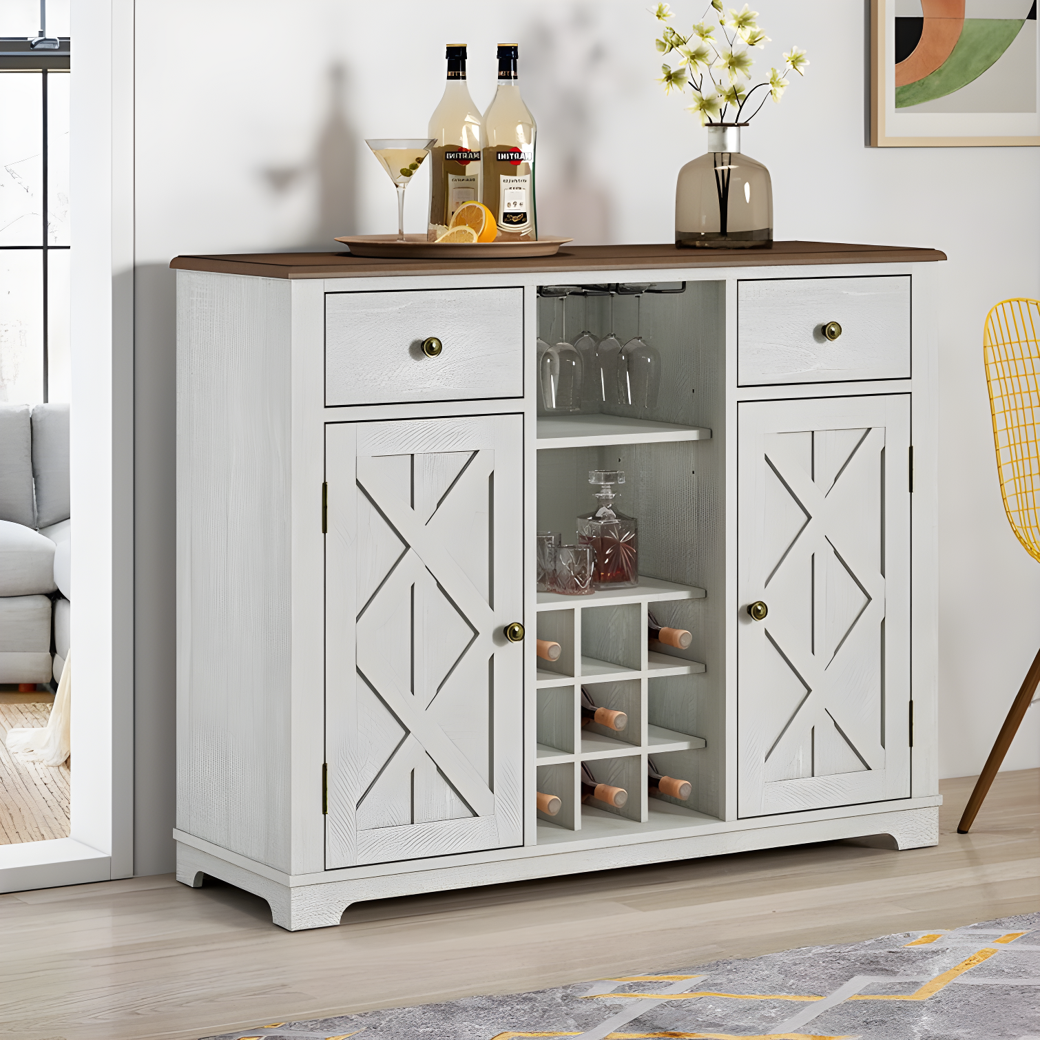 Swavar 47'' Wine Bar