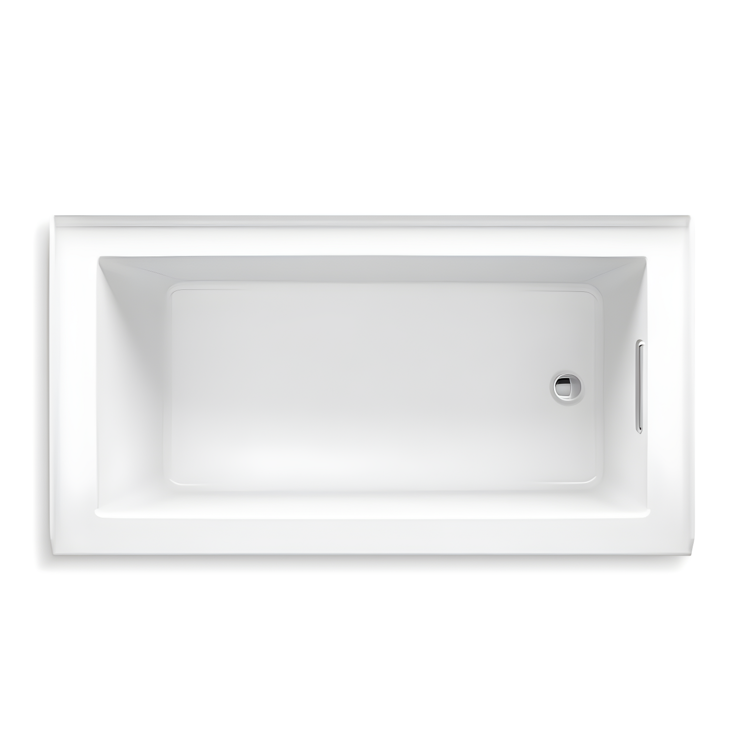Underscore 60" x 32" Alcove Soaking Bathtub