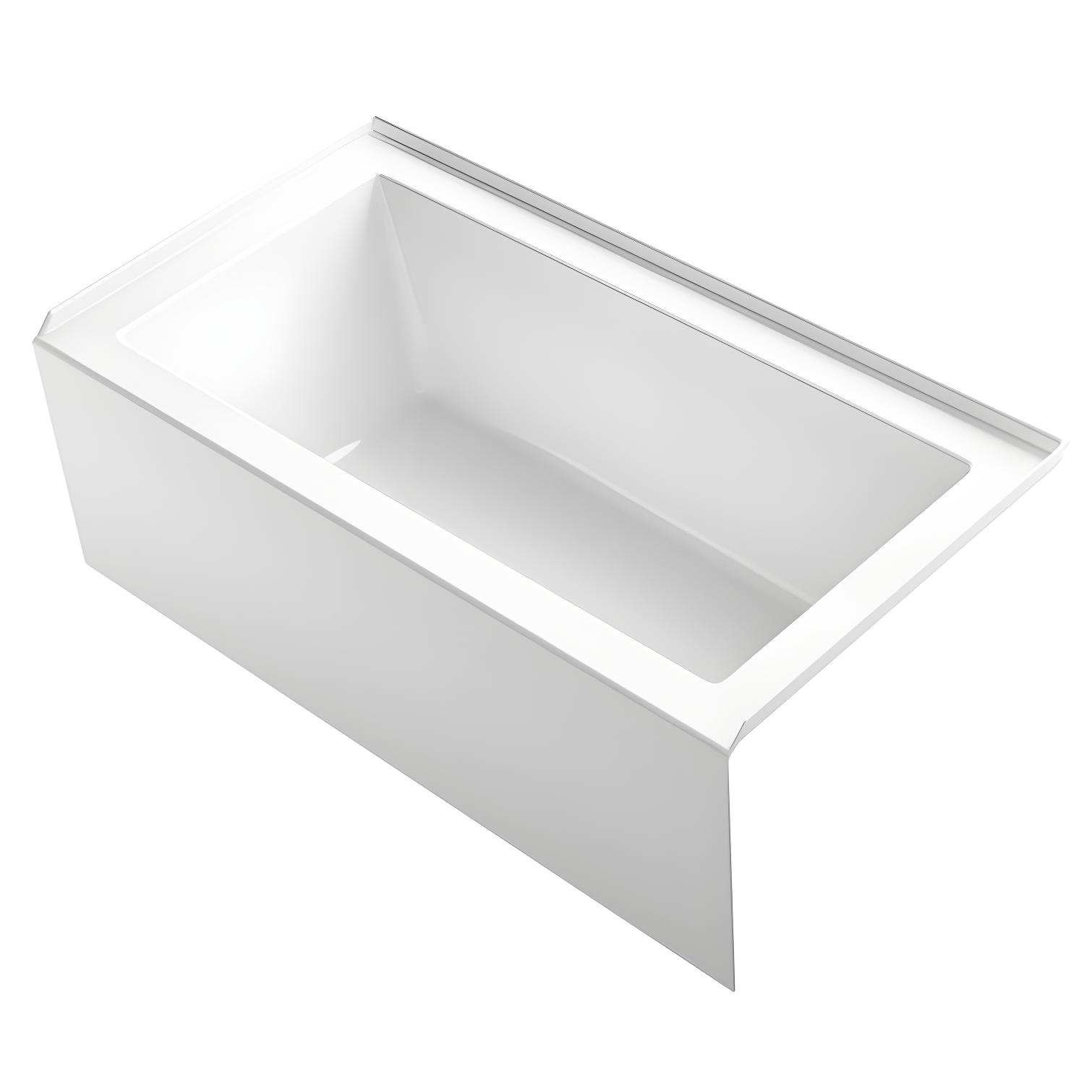 Underscore 60" x 32" Alcove Soaking Bathtub