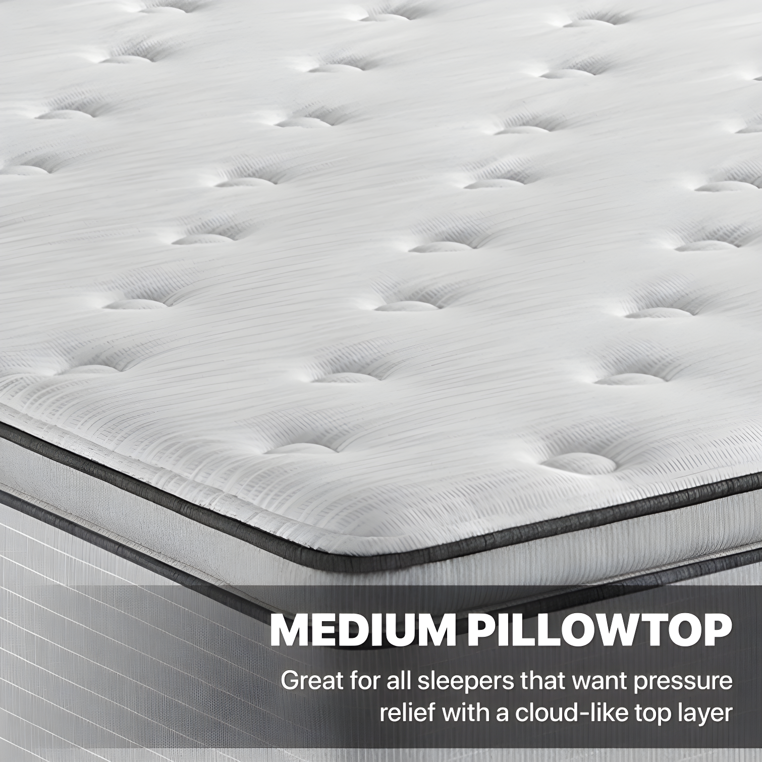 Beautyrest BR800 Medium Pillow Top 13.75" Innerspring Mattress