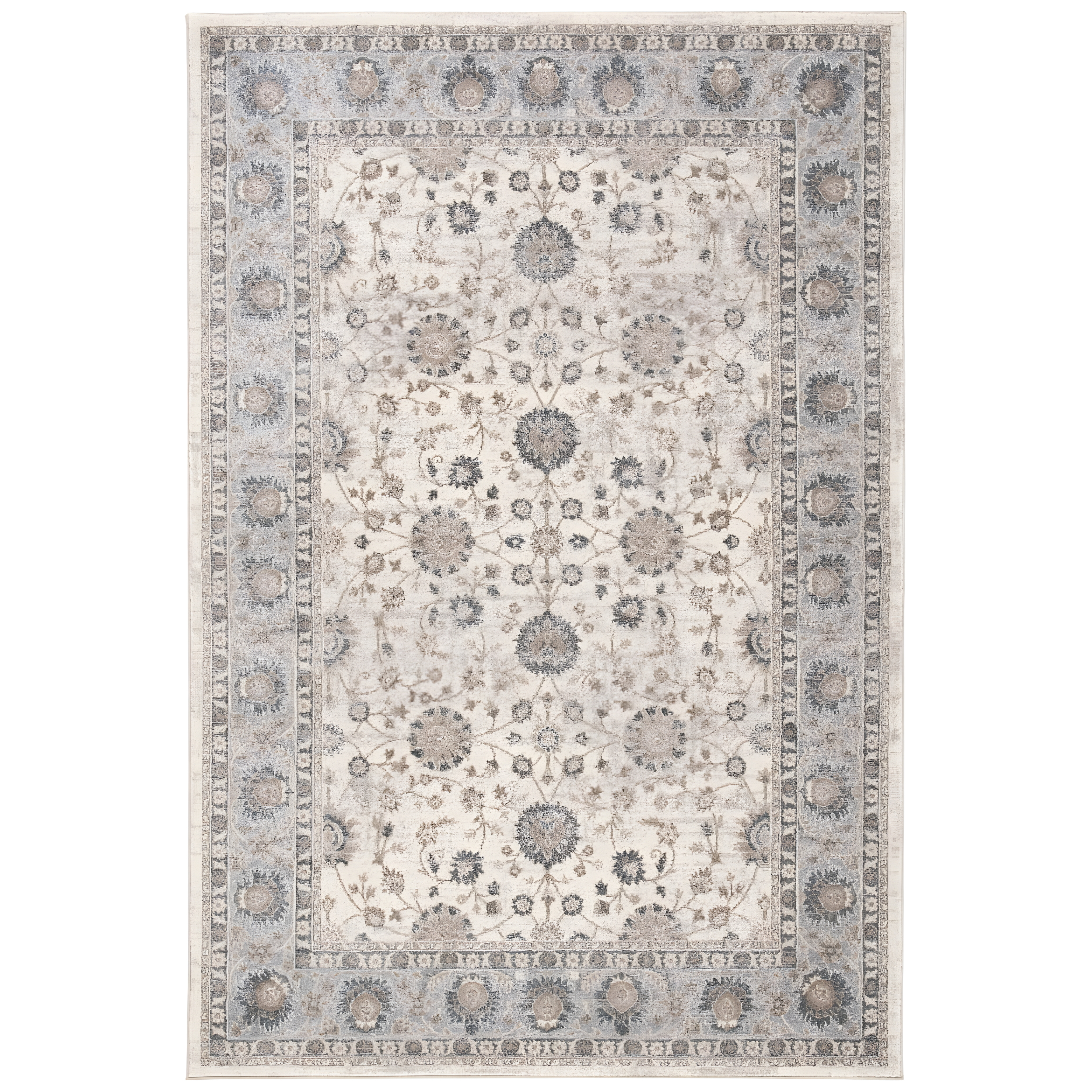 SAFAVIEH Sofia Derrick Oriental Area Rug, Ivory/Grey, 8' x 10'