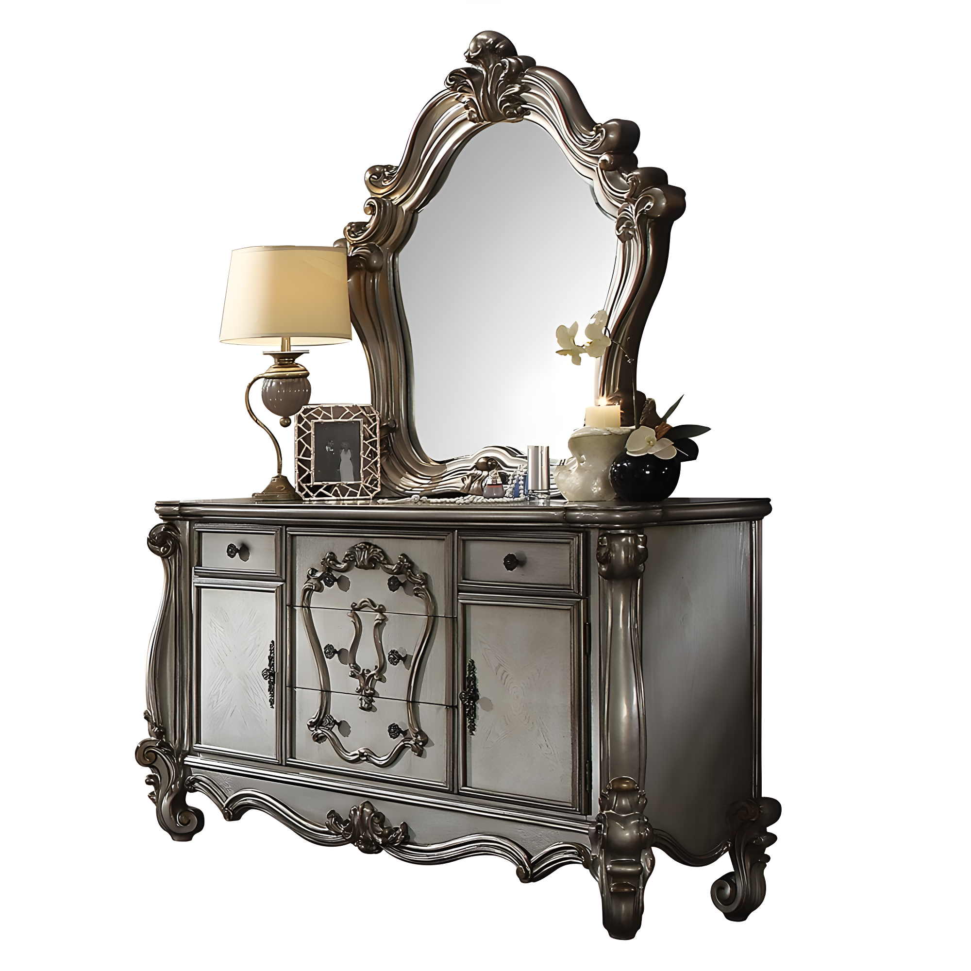 Bersally Wood Wall Mirror