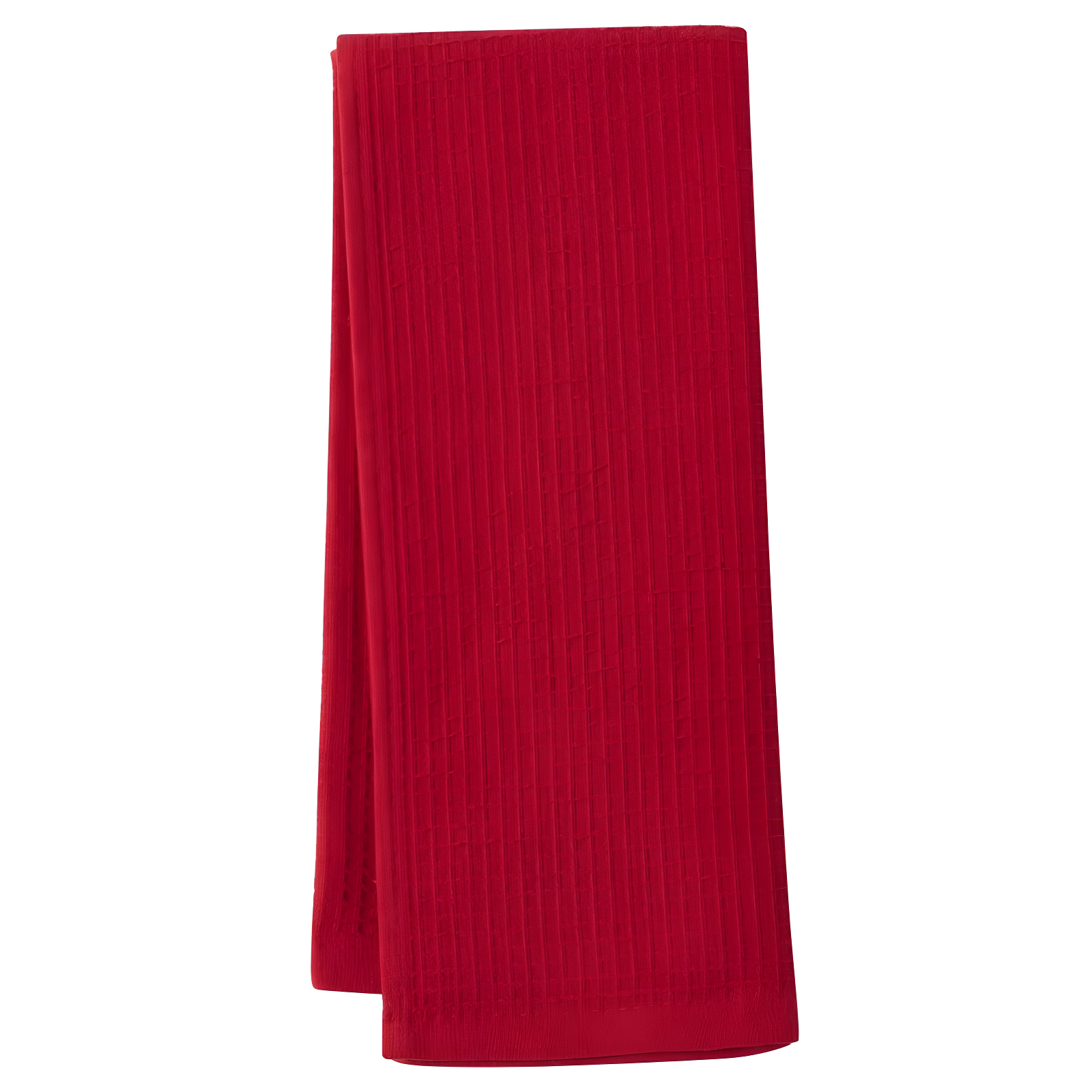 Cannon 4pk Cotton Jackson and Olivia Kitchen Towels Red: Classic Plaid & Solid Dish Towels, Waffle & Terry, Machine Washable