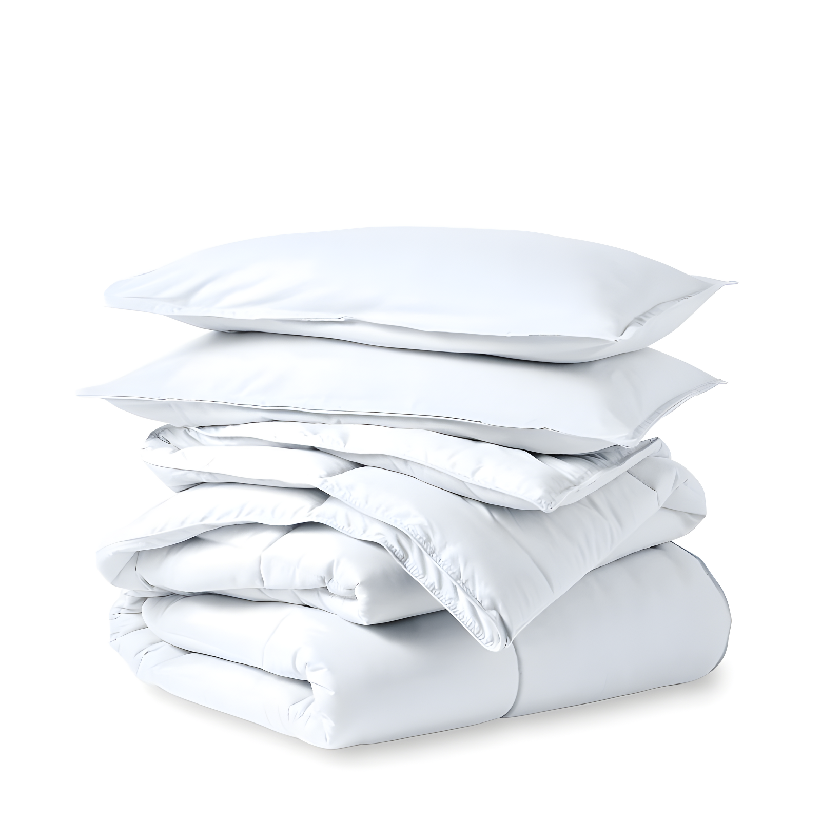 Bare Home 3-Piece Goose Down Alternative Comforter Set in White, Queen