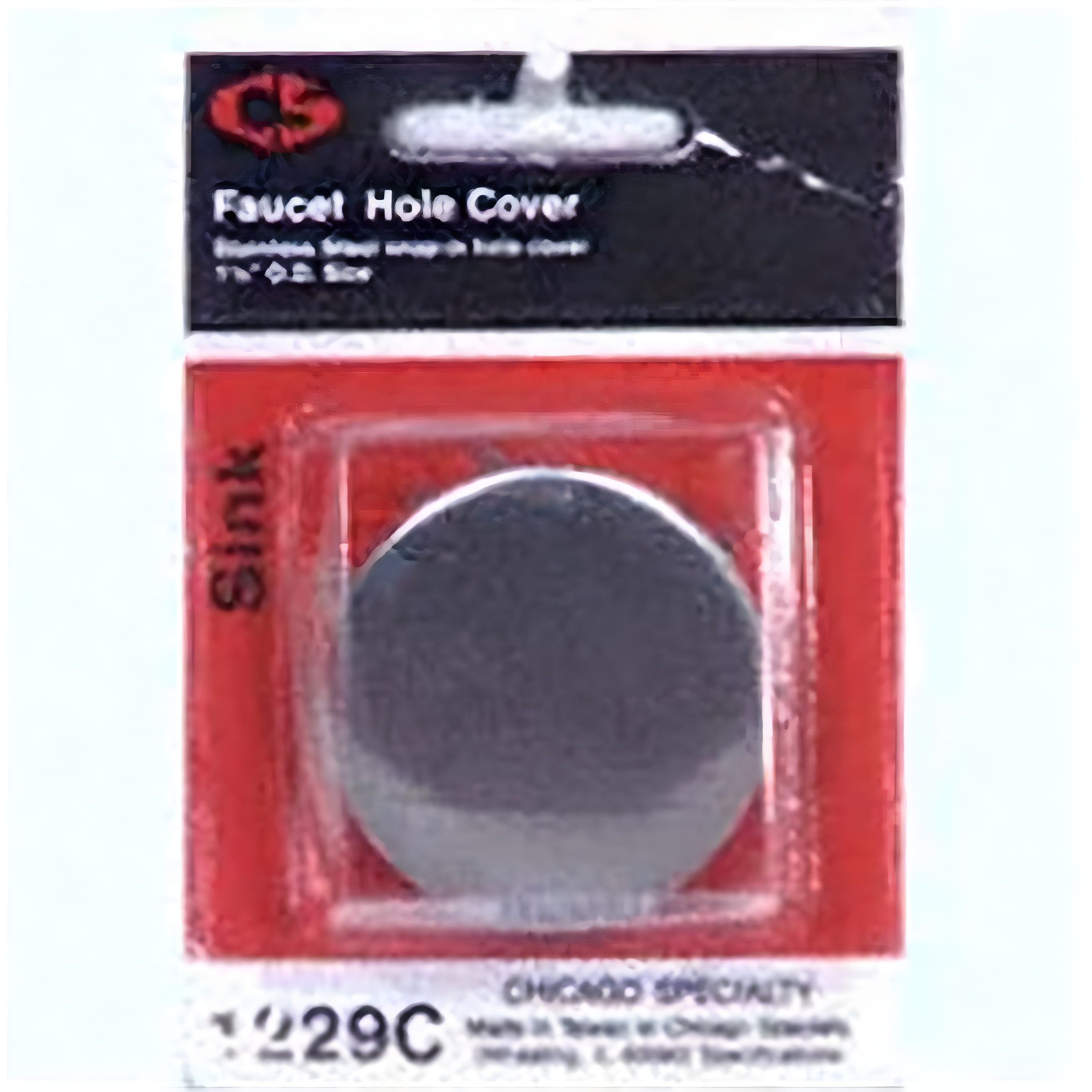 Plumb Pak PP21511 Faucet Hole Cover, Snap-In, Stainless Steel, For: Sink and Faucets