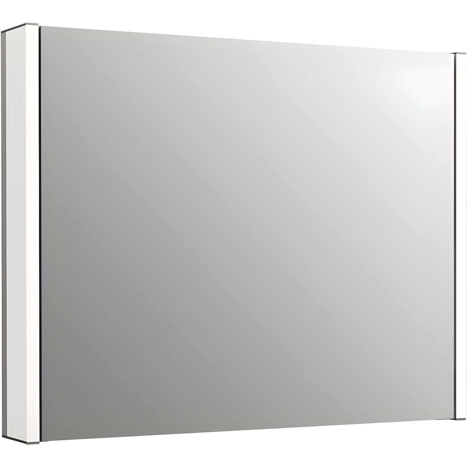 Maxstow Surface Mount Frameless Medicine Cabinet with LED Lighting