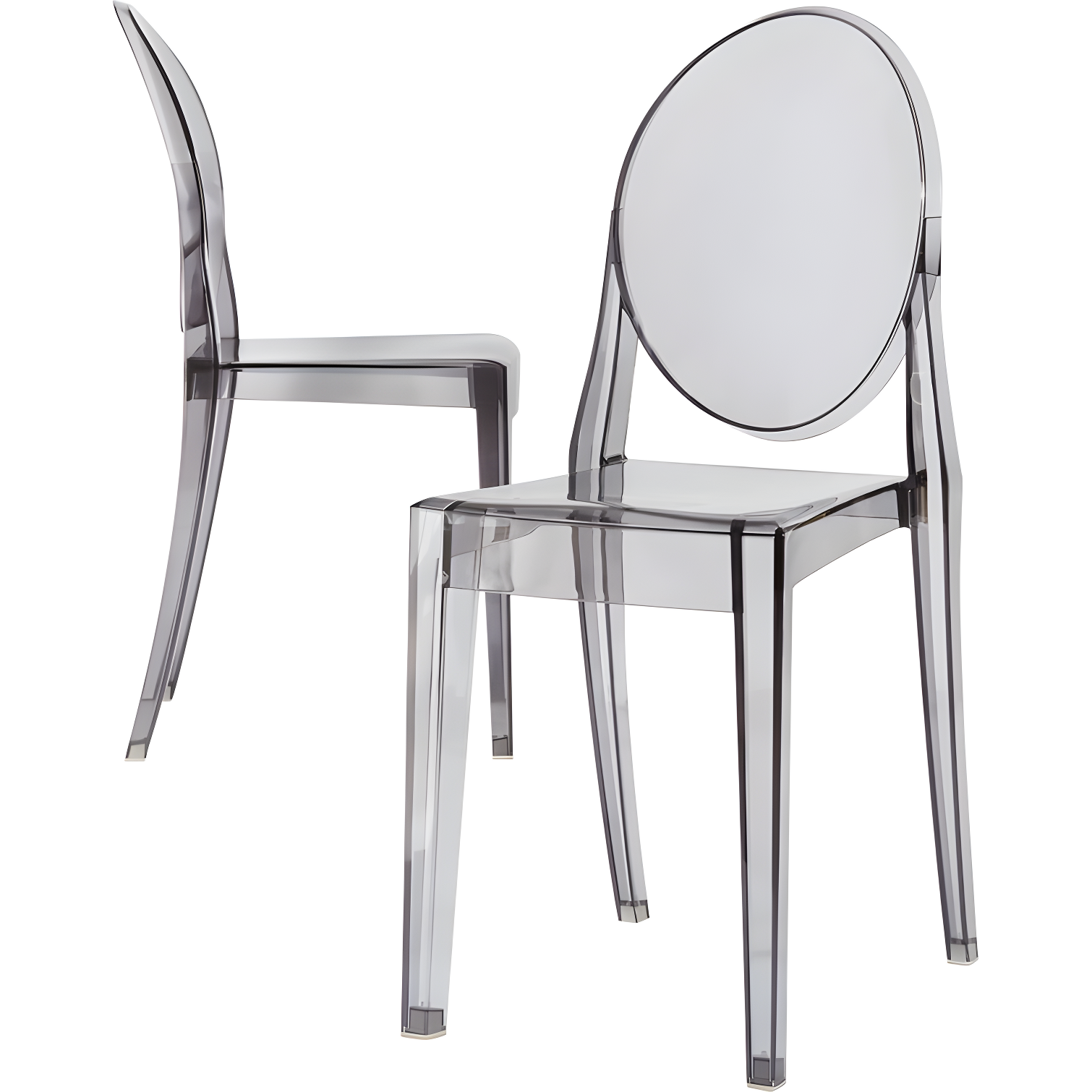 Ghost Outdoor Stacking Dining Side Chair