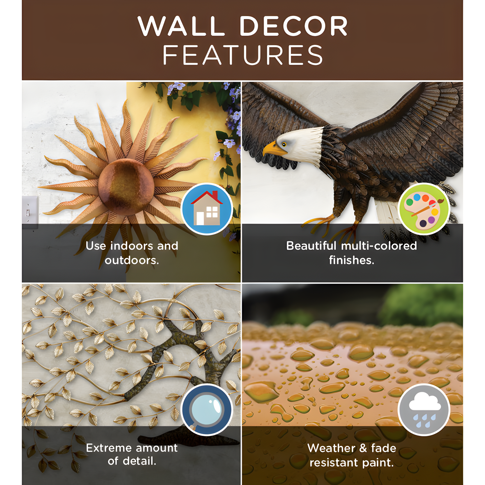 Regal Art & Gift Sun Wall Décor