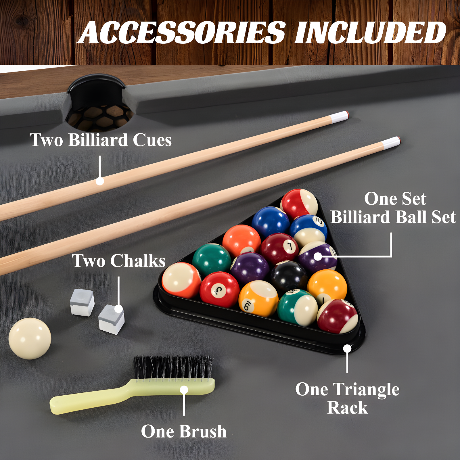 Barrington Billiards Company Barrington Billiards 5.5' Urban Drop Pocket Table with Accessories