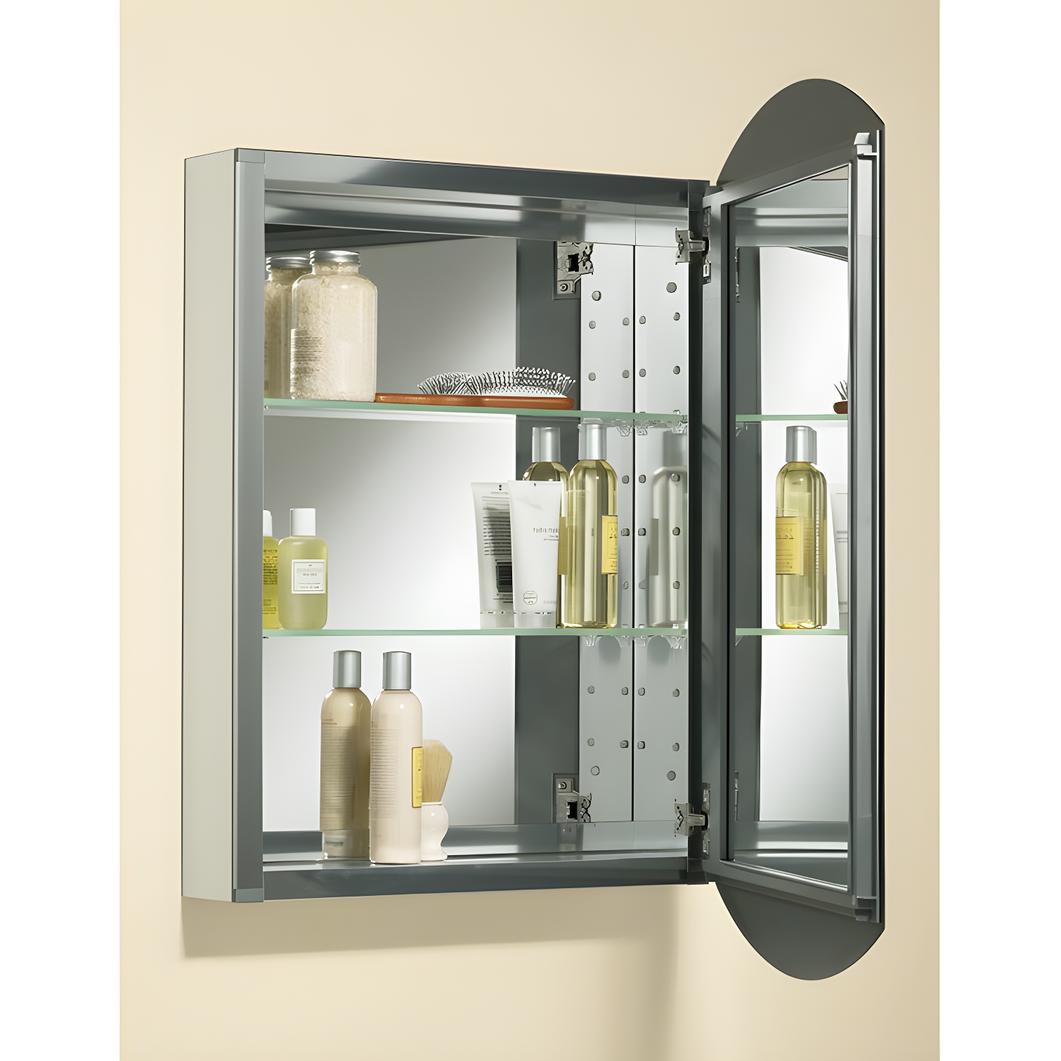 Kohler Archer 20" x 31" Single Door Frameless Mirrored Medicine Cabinet