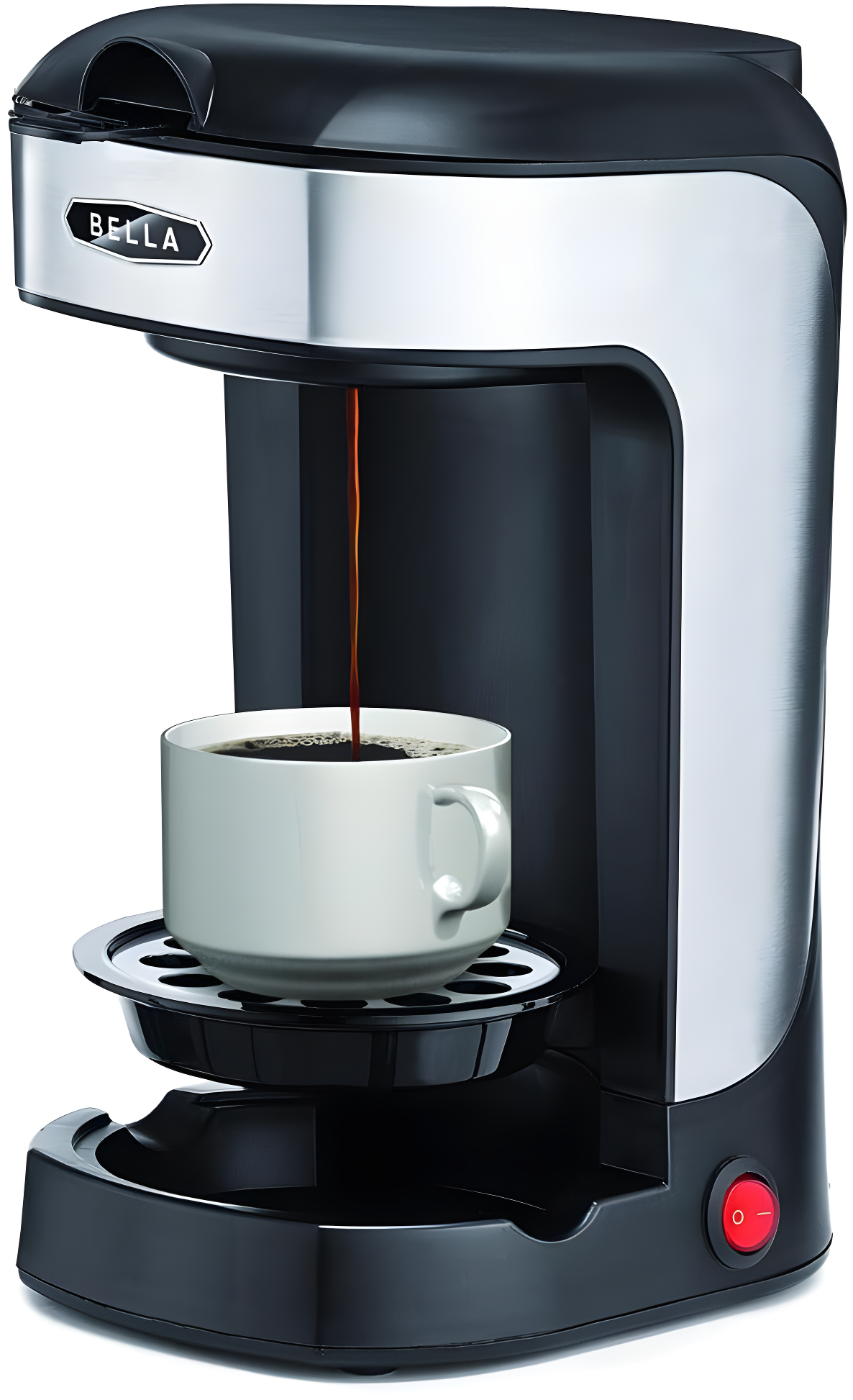 BELLA Single Scoop Coffee Maker, Black