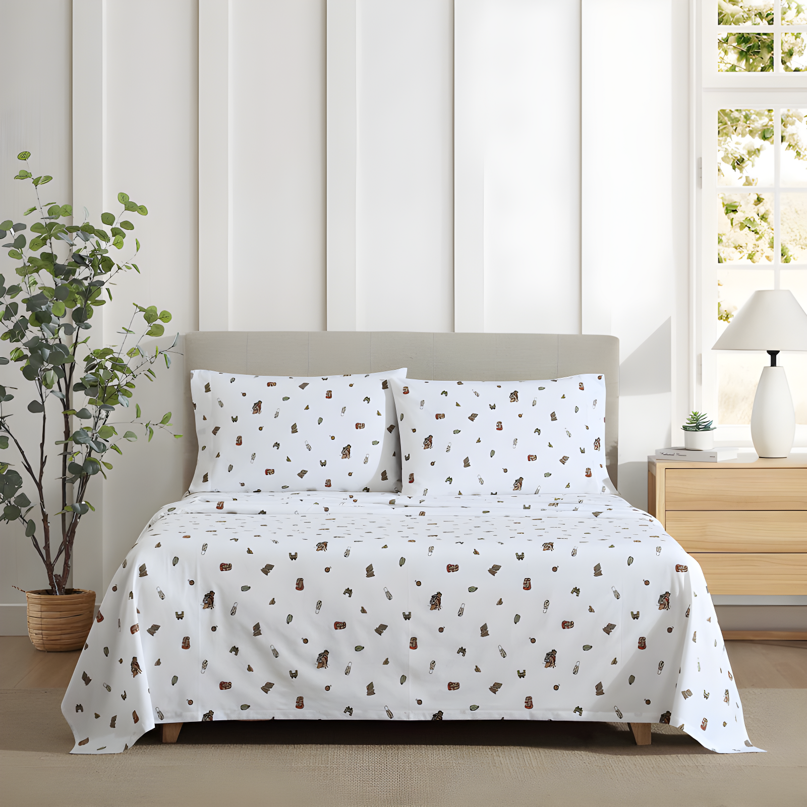 Eddie Bauer Printed Cotton Percale Sheet Sets