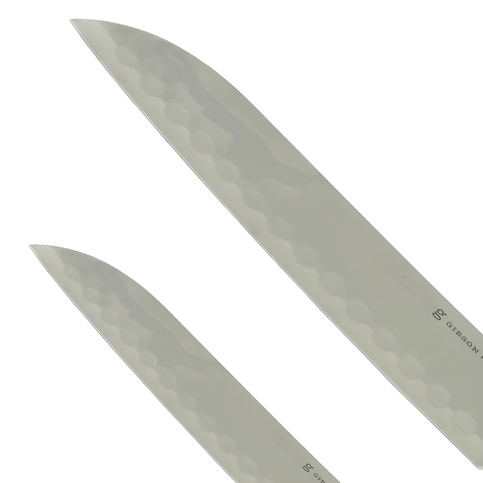 Gibson Home Seward 2 Piece Stainless Steel Santoku Knife Cutlery Set with Wood Handles