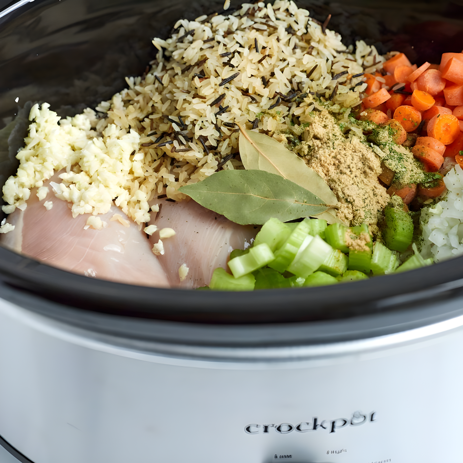 Crock-Pot 7qt Manual Slow Cooker - Stainless Steel: Original Slow Cooker, Removable Stoneware, Stay-Cool Handles, 270W