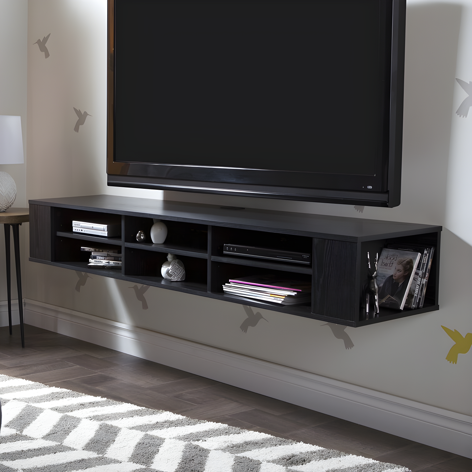 City Life Floating TV Stand for TVs up to 78"