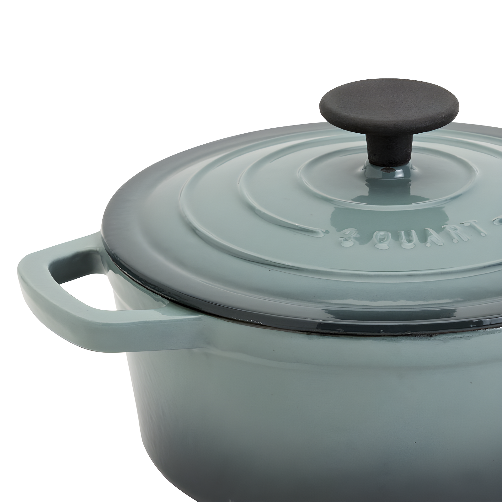 Smith & Clark - Round Enamel Cast Iron Dutch Oven