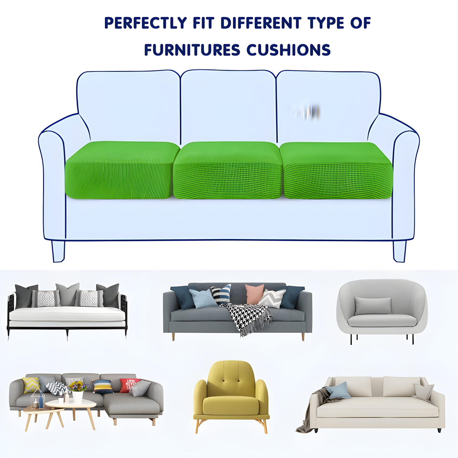 Astoria Box Cushion Sofa Slipcover
