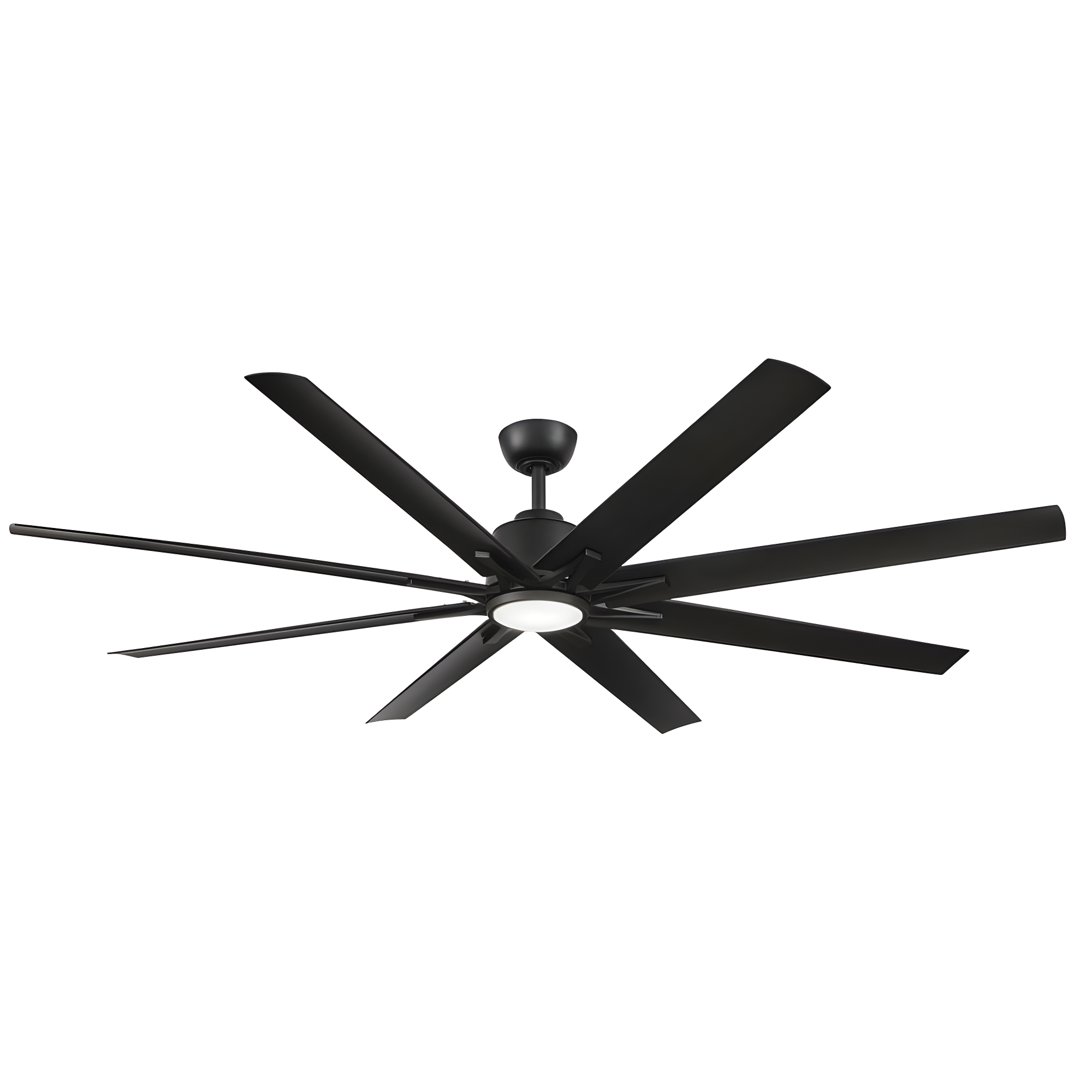 Home Decorators Collection Kensgrove II 72 in. Indoor/Outdoor Integrated LED CCT Matte Black Smart Ceiling Fan with Remote Powered by Hubspace