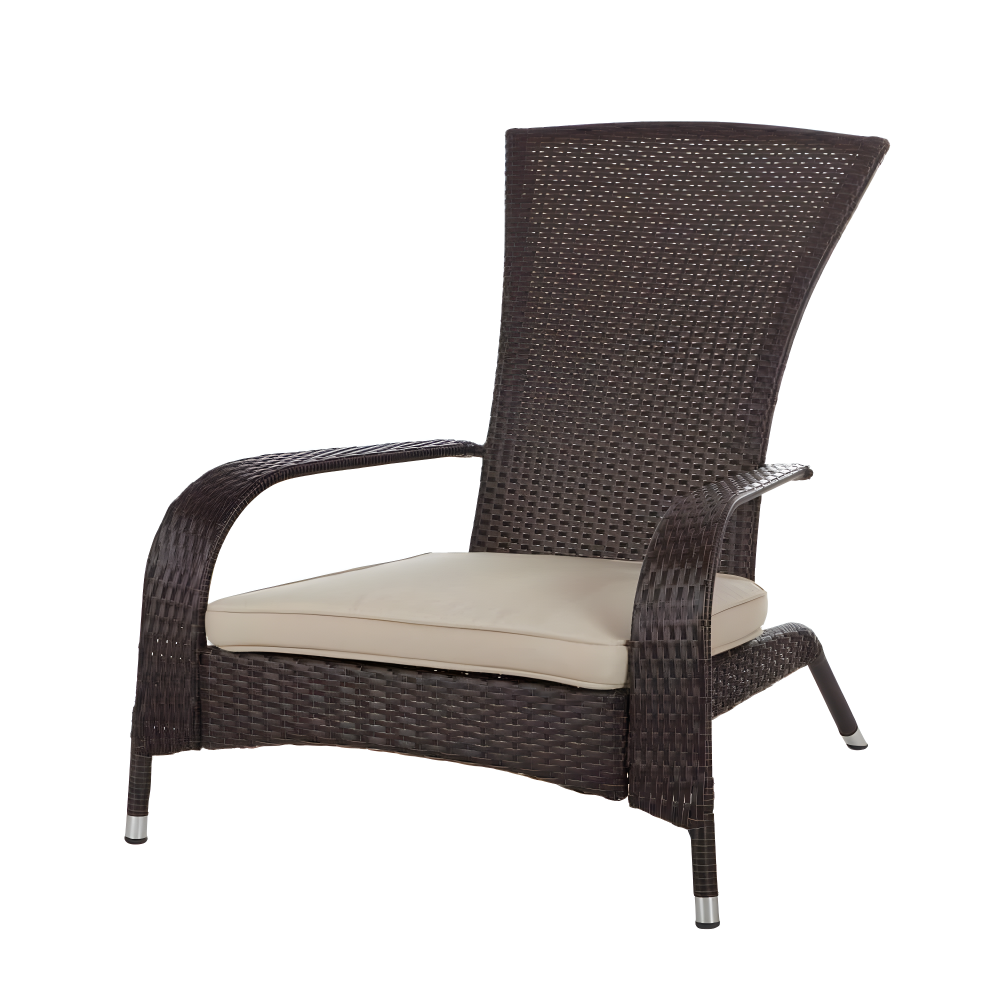 Balkene HomeCoconino Wicker Chair-Finish:Mocha/Beige