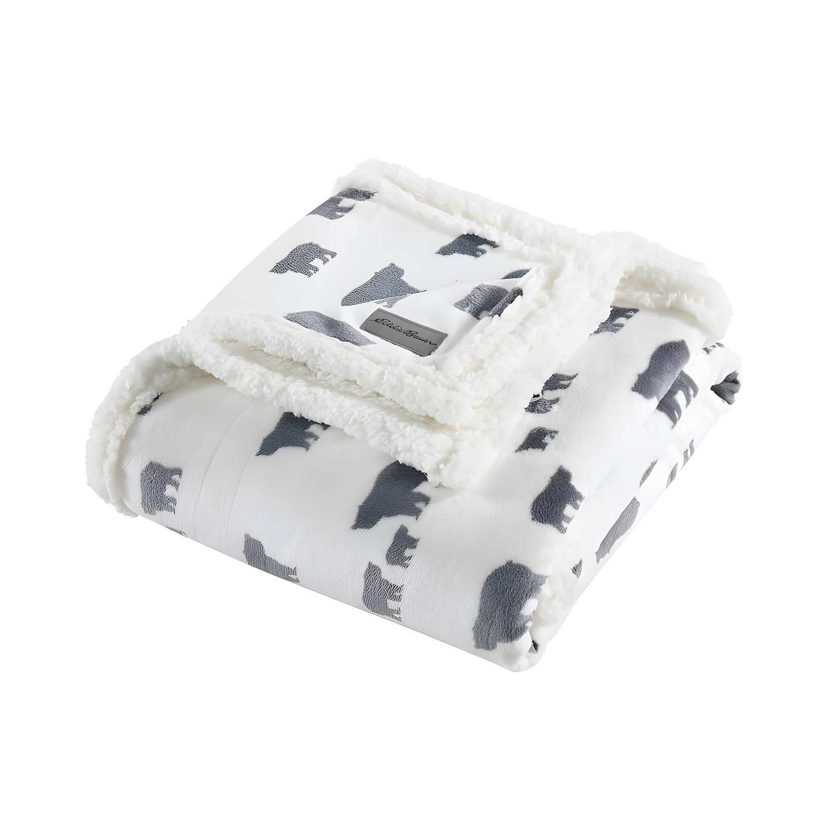 Eddie Bauer Eddie Bauer Plush Plaid Sherpa Reversible Blanket