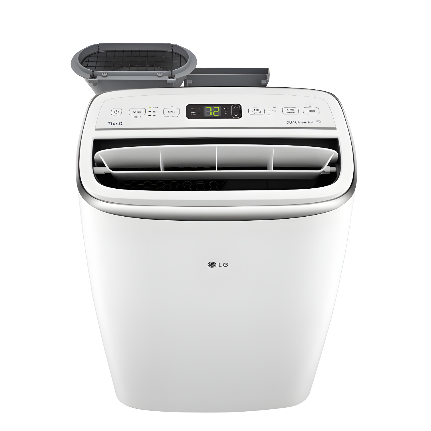 115V Dual Inverter Portable Air Conditioner with Wi-Fi Control in White for Rooms up to 450 Sq. Ft.
