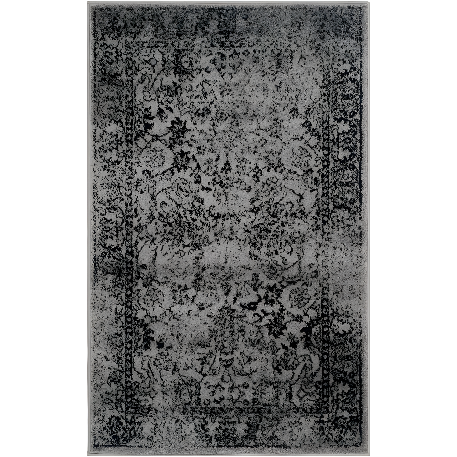 Adirondack ADR109 Machine Made Indoor Accent Rug - Grey/Black - 3'x5' - Safavieh