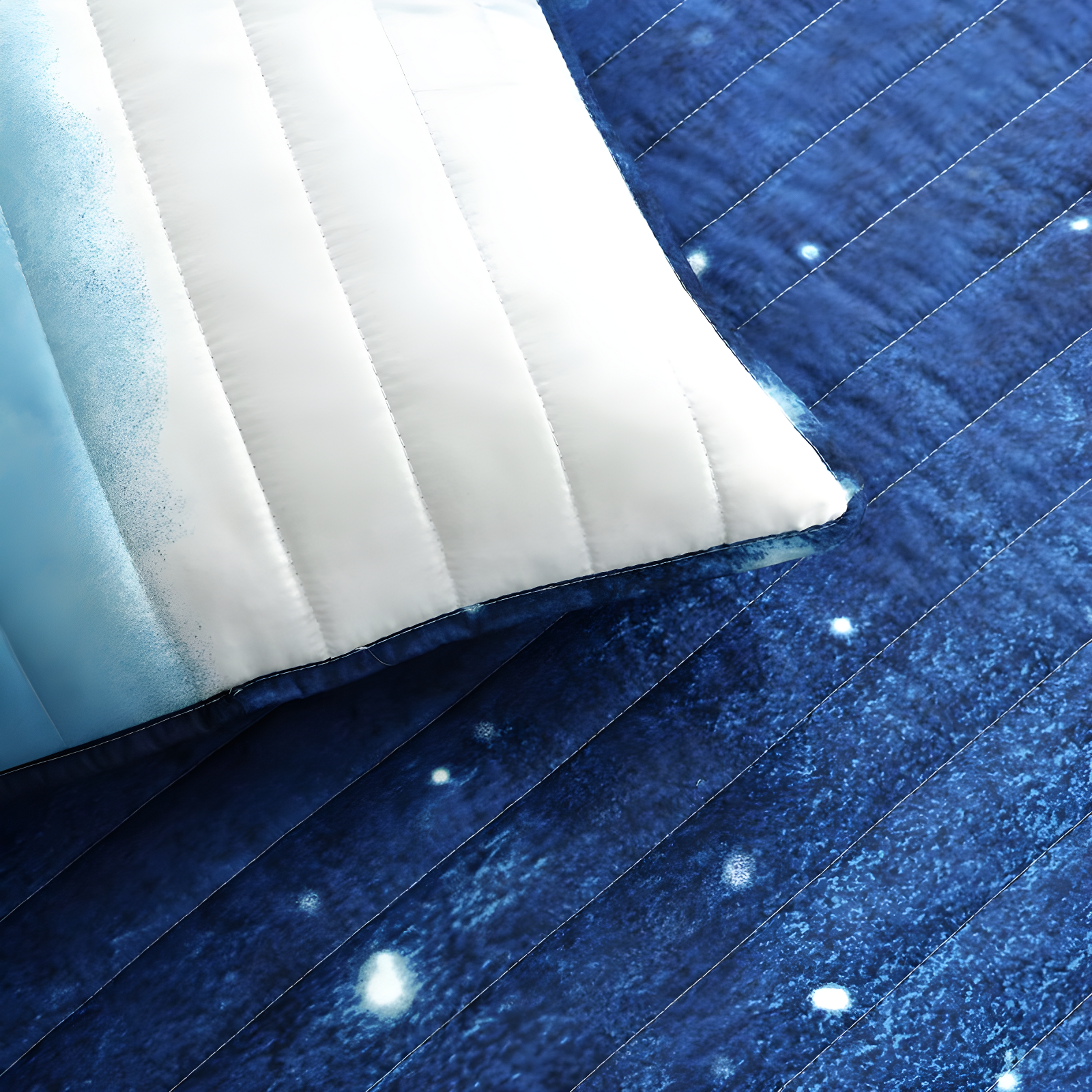Space Star Reversible Quilt Set