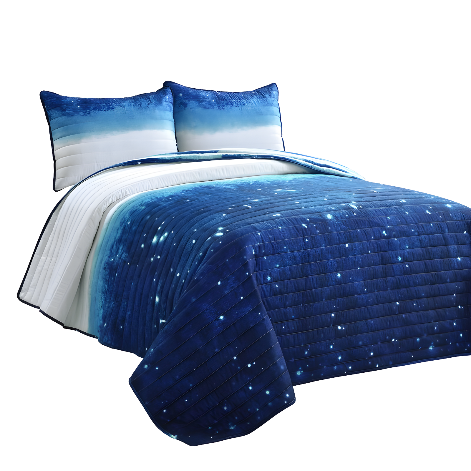 Space Star Reversible Quilt Set
