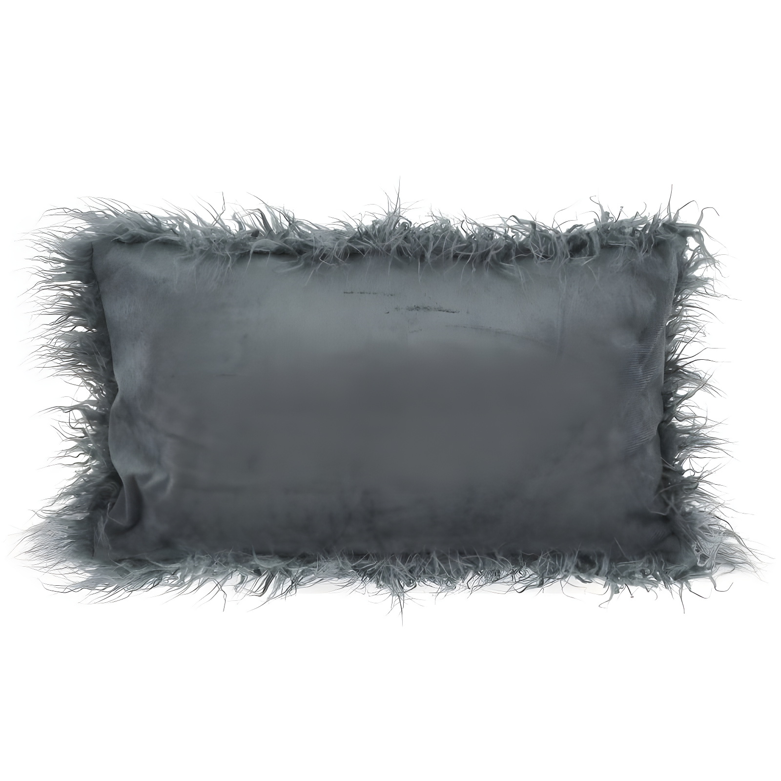 Saro Faux Mongolian Collection Faux Fur Throw Pillow