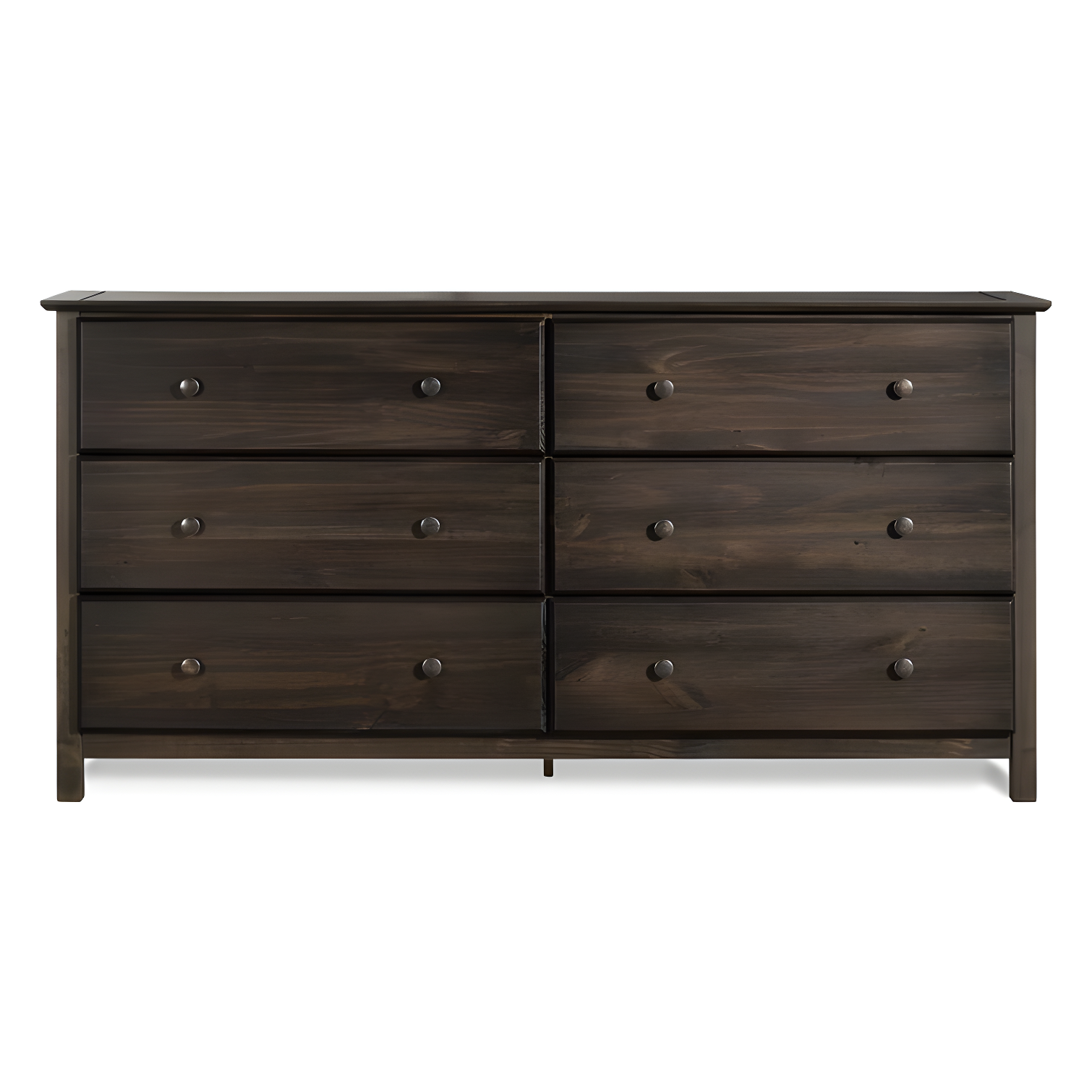 Shaker Solid Wood 63.75'' W 6 - Drawer Dresser