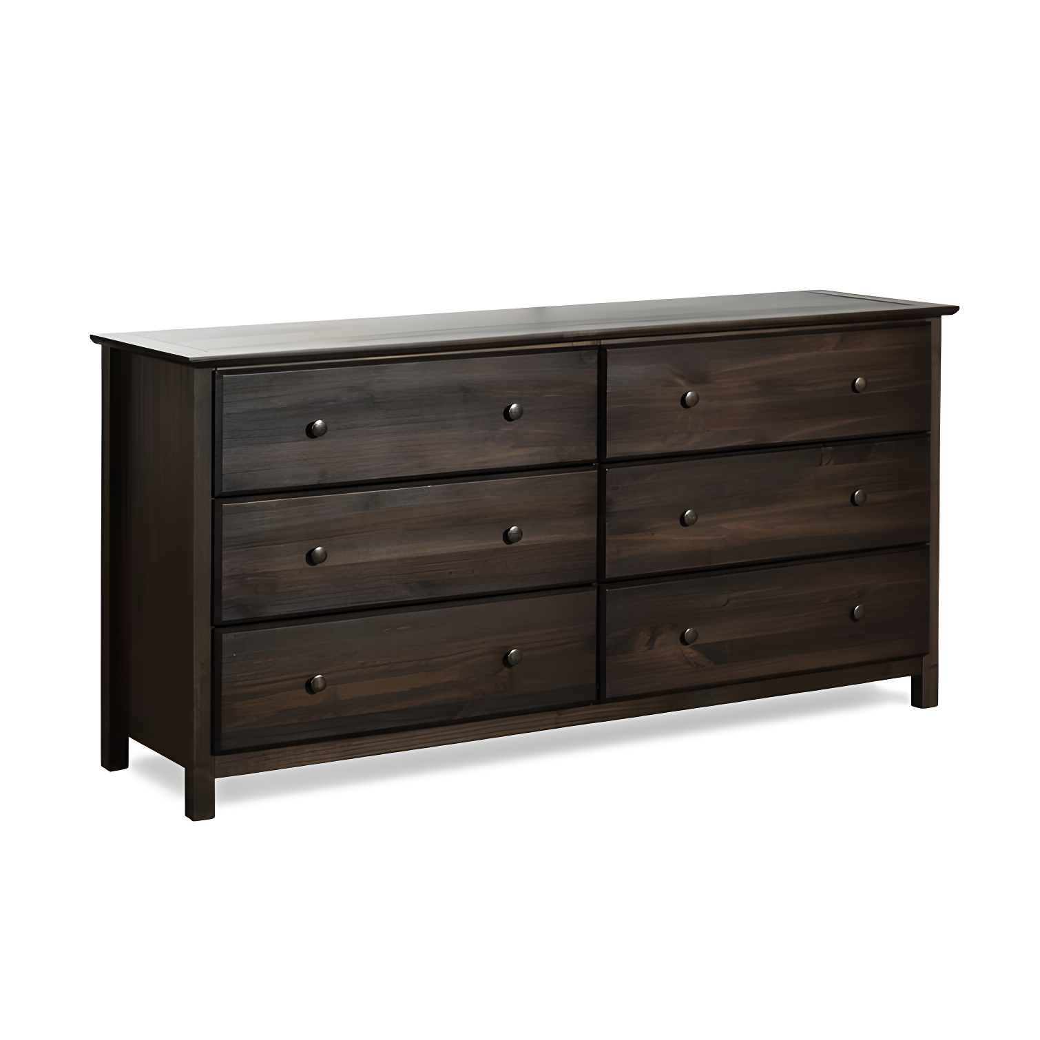 Shaker Solid Wood 63.75'' W 6 - Drawer Dresser