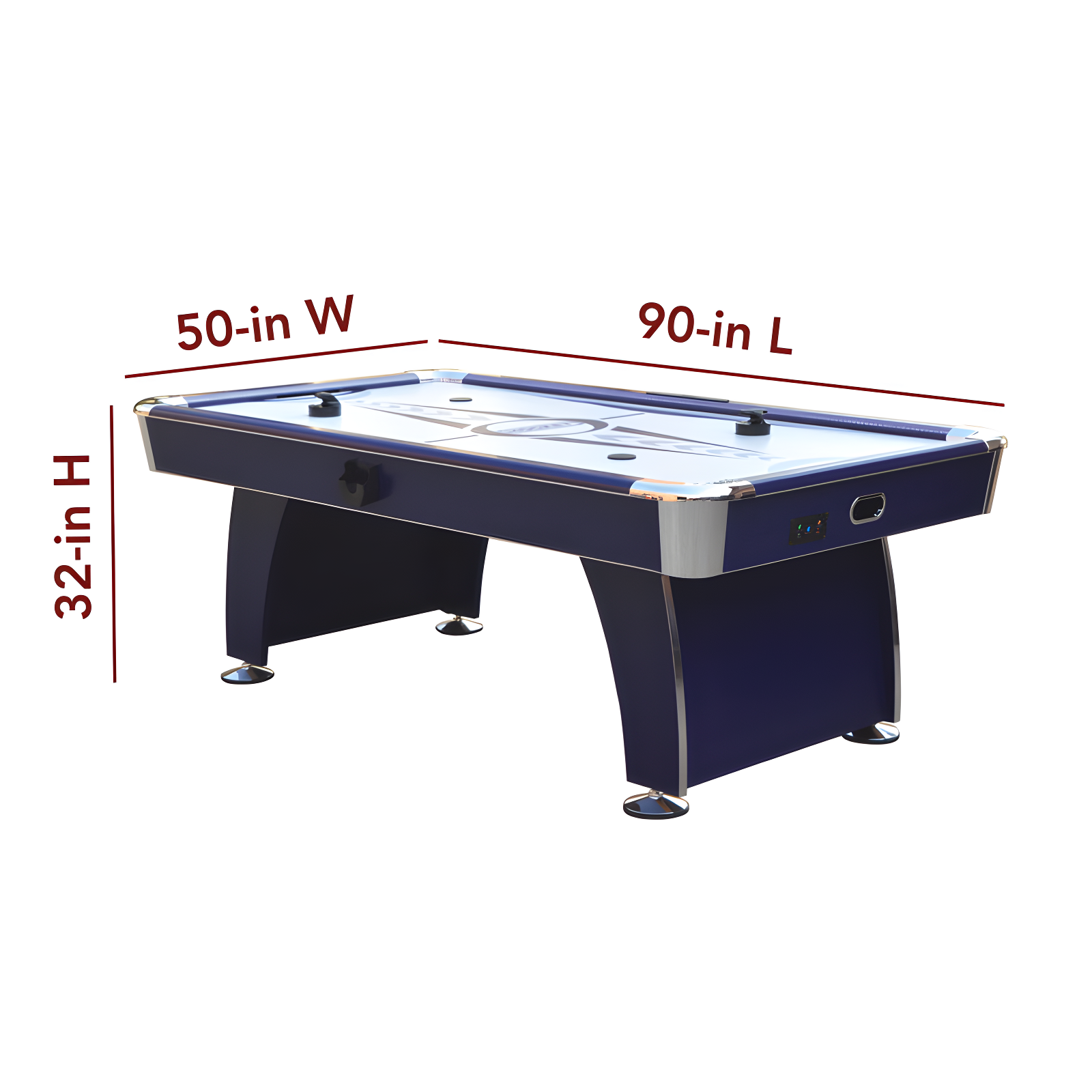 Phantom II 90-In Air Hockey Table With LED Lights