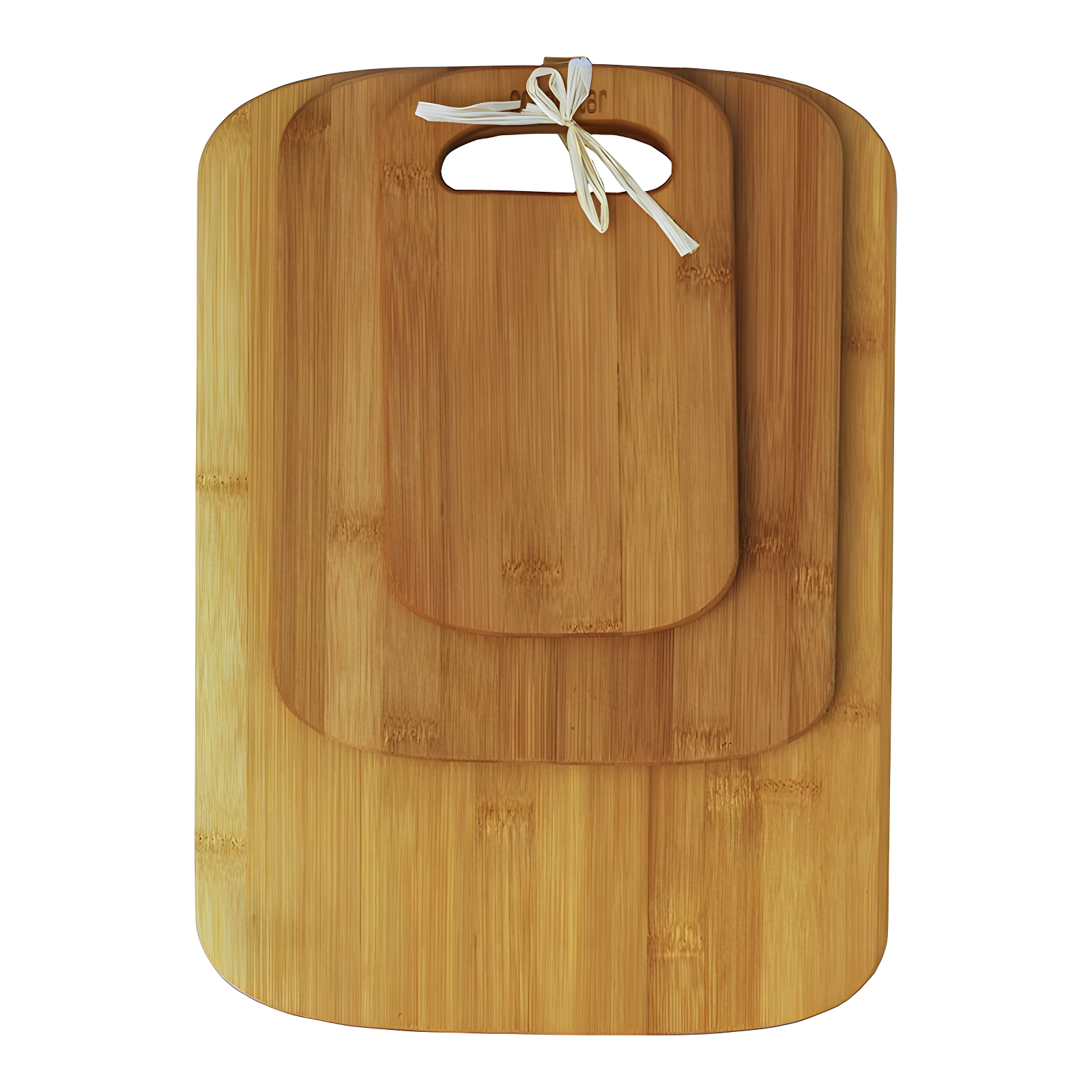 Oceanstar Design 3 Piece Bamboo Cutting Board Set