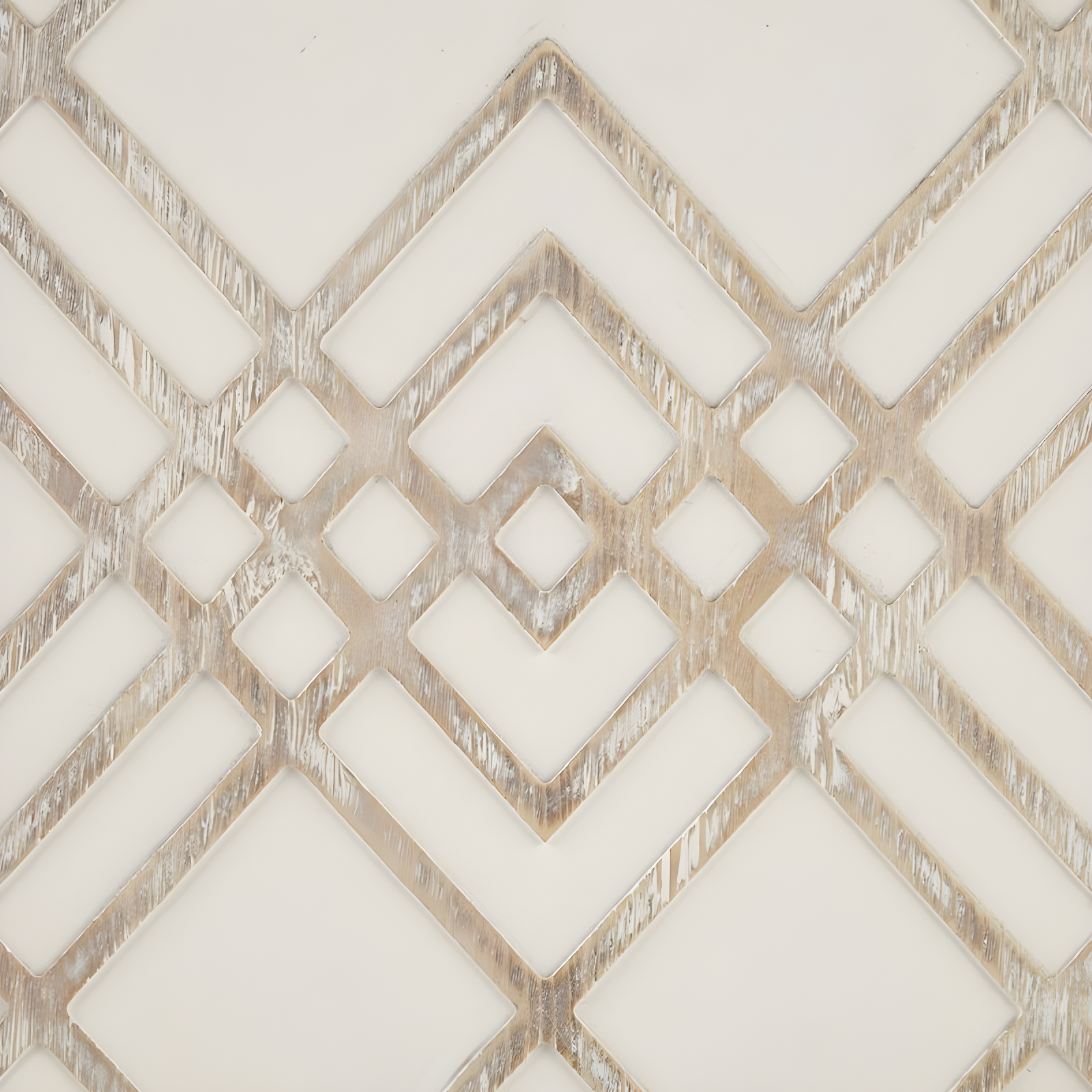 Exton Geo Carved Wall Wood Panel: Overlapping Design, MDF & Fir - Madison Park