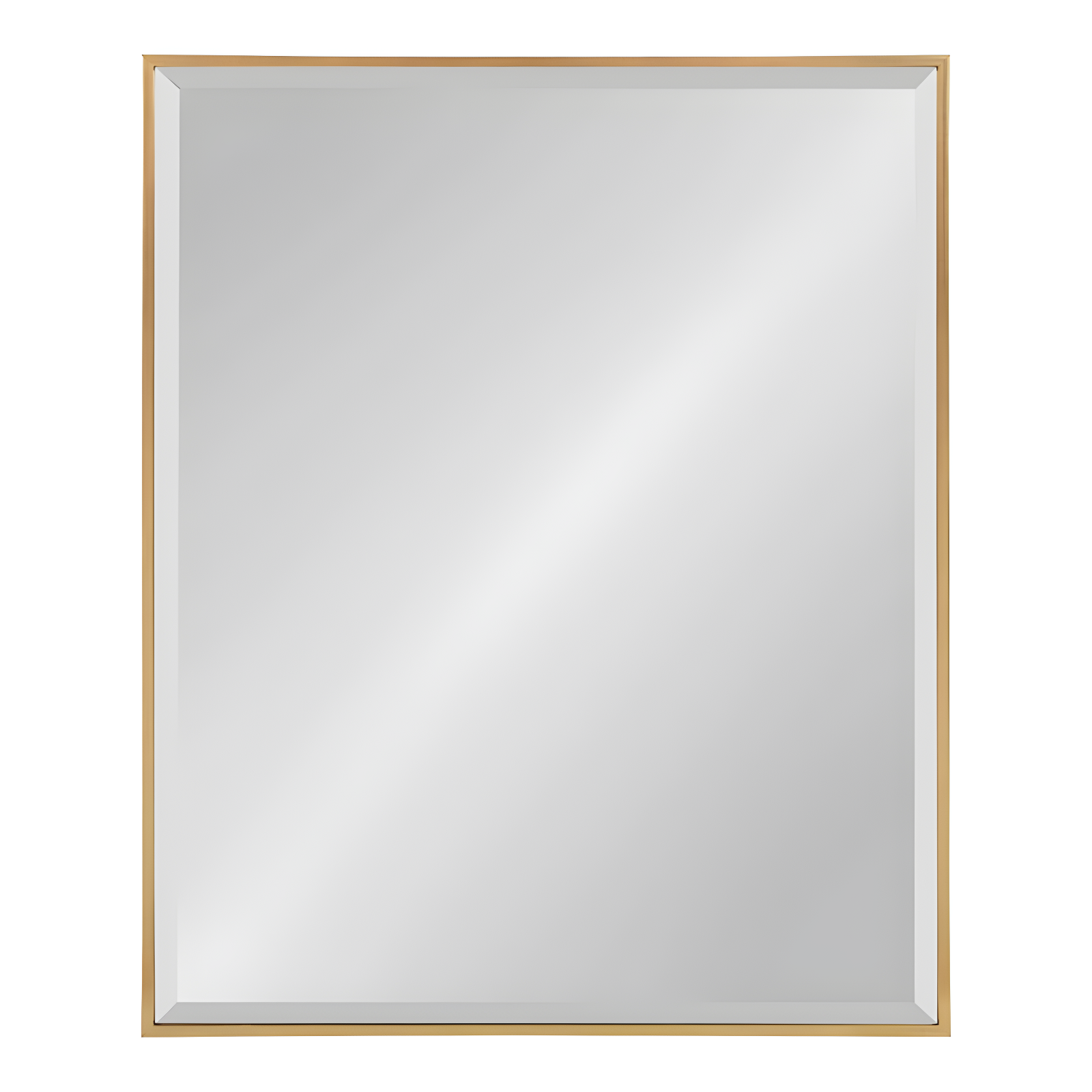 22.75" x 28.75" Rhodes Framed Wall Mirror Gold - Kate and Laurel